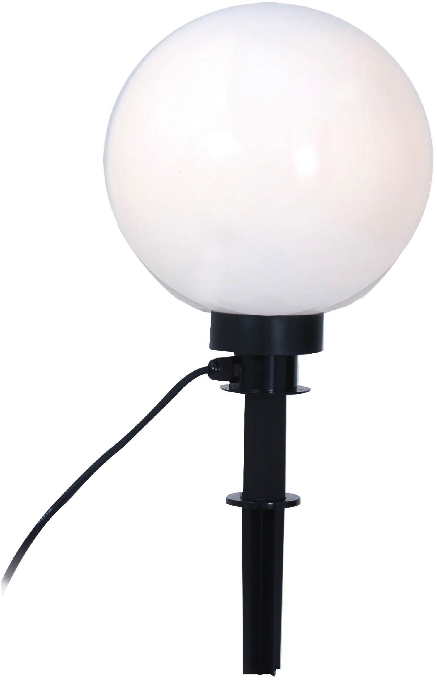 näve Kugelleuchte "Ball" 1 tlg. Kunststoff, weiß/opal, D: 50cm, Spieß schwa günstig online kaufen