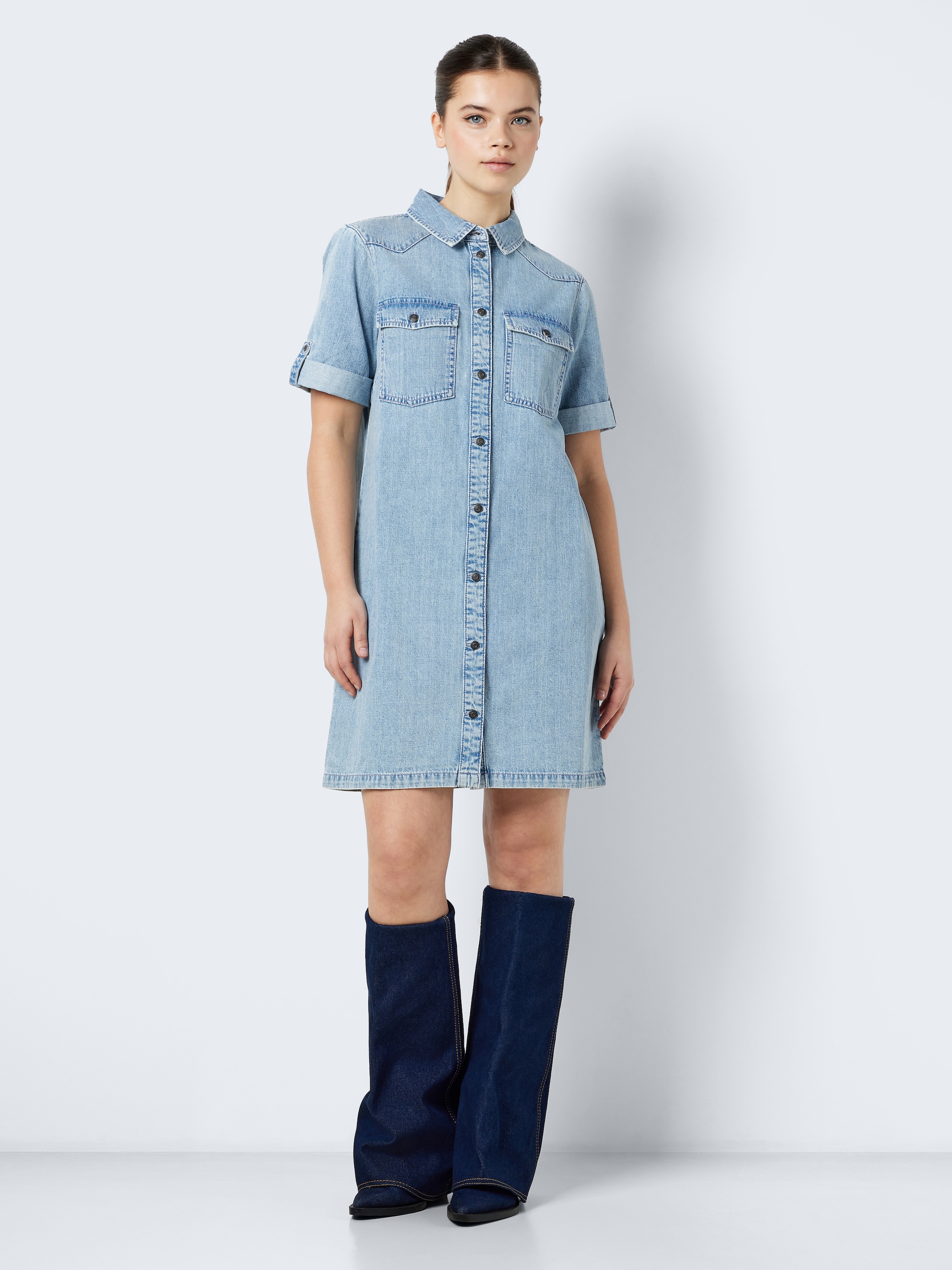 Noisy may Jeanskleid »NMNEW SIGNE S/S DENIM DRESS VI003LB NOOS«