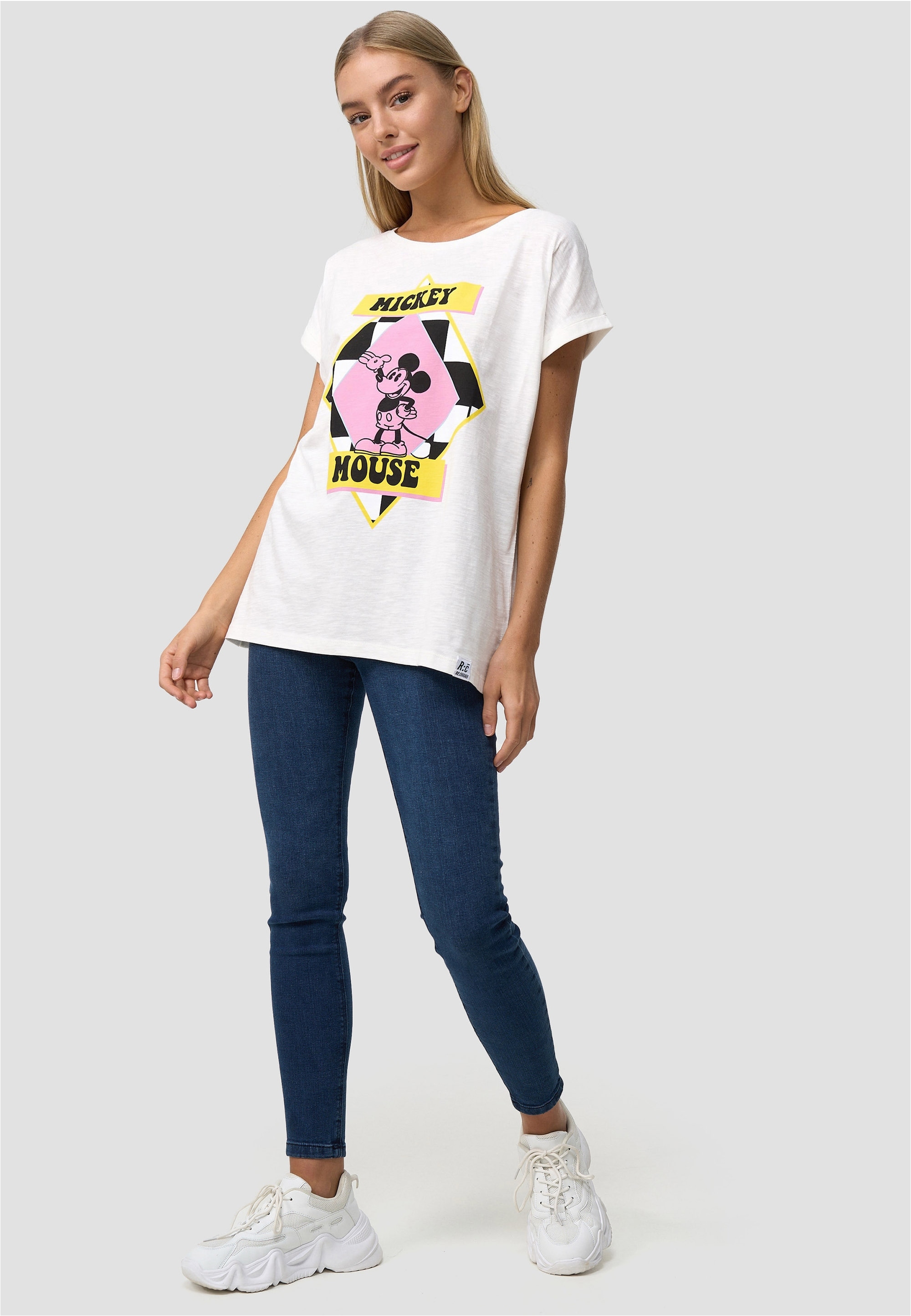 Recovered T-Shirt »Mickey Mouse Pop Colour«, (1 tlg.), im zeitlosen Design
