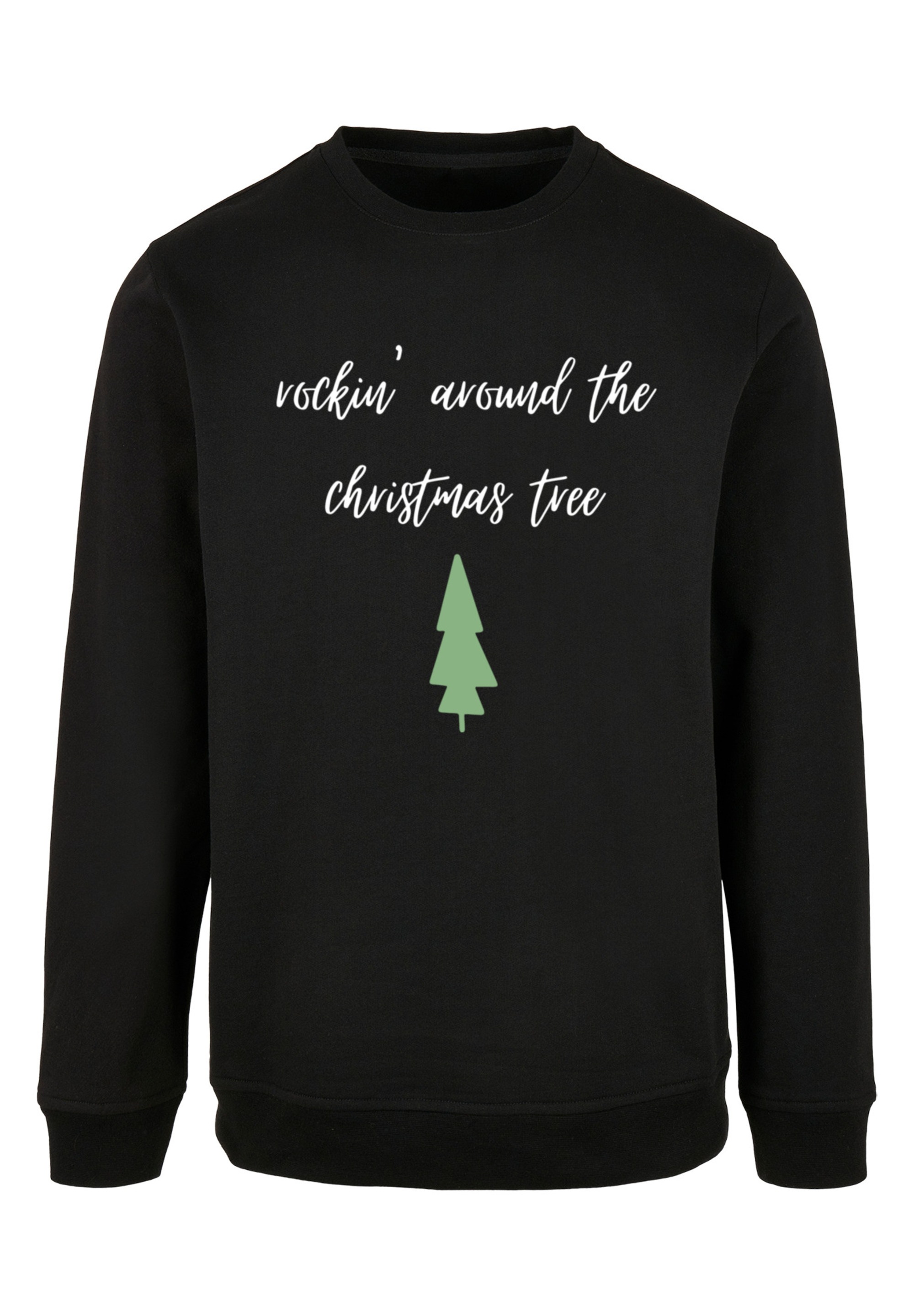 F4NT4STIC Kapuzenpullover »Rockin around the christmas tree«, Print