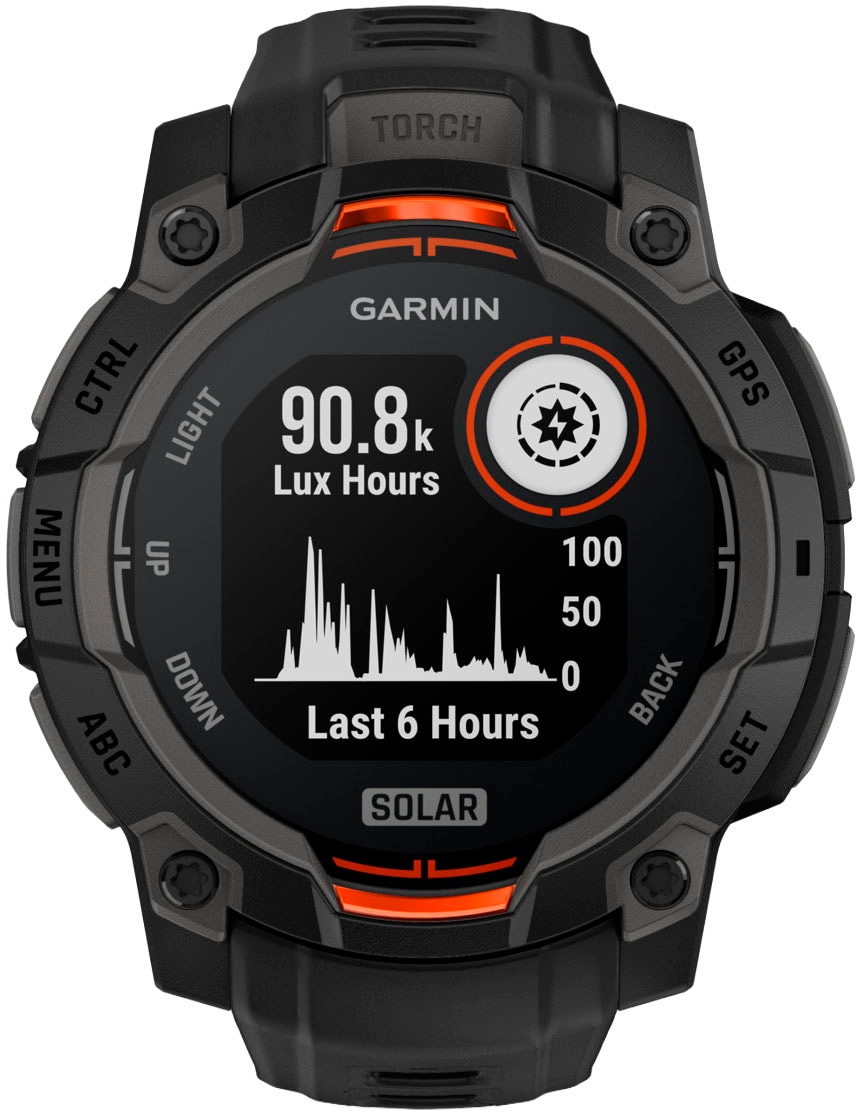 Garmin Smartwatch »Instinct 3 Solar - 45 mm«(50/ 1,3 ″) Garmin