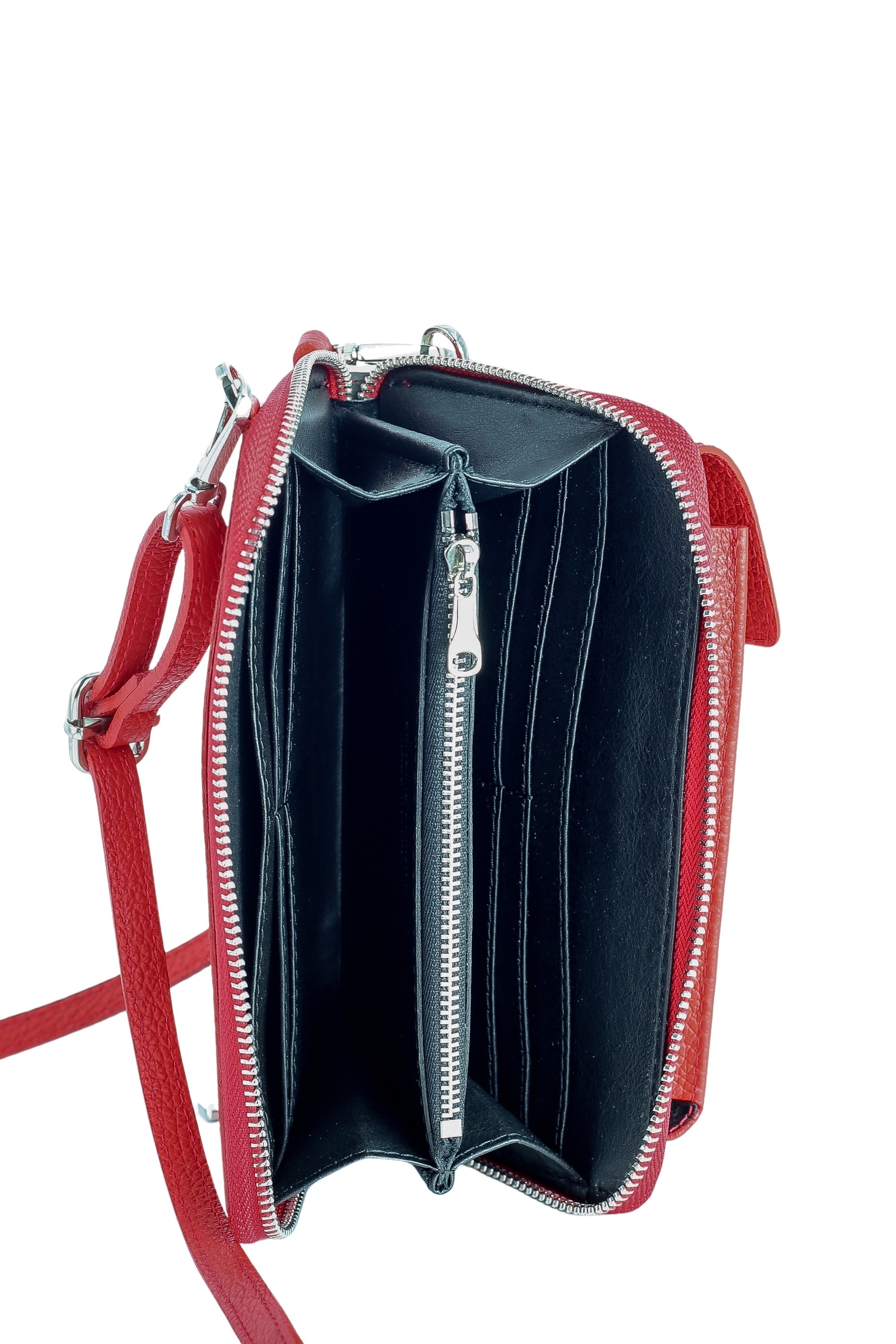 COLLEZIONE ALESSANDRO Umhängetasche »Event«, Echt Leder Handy Geldbörse zum Umhängen