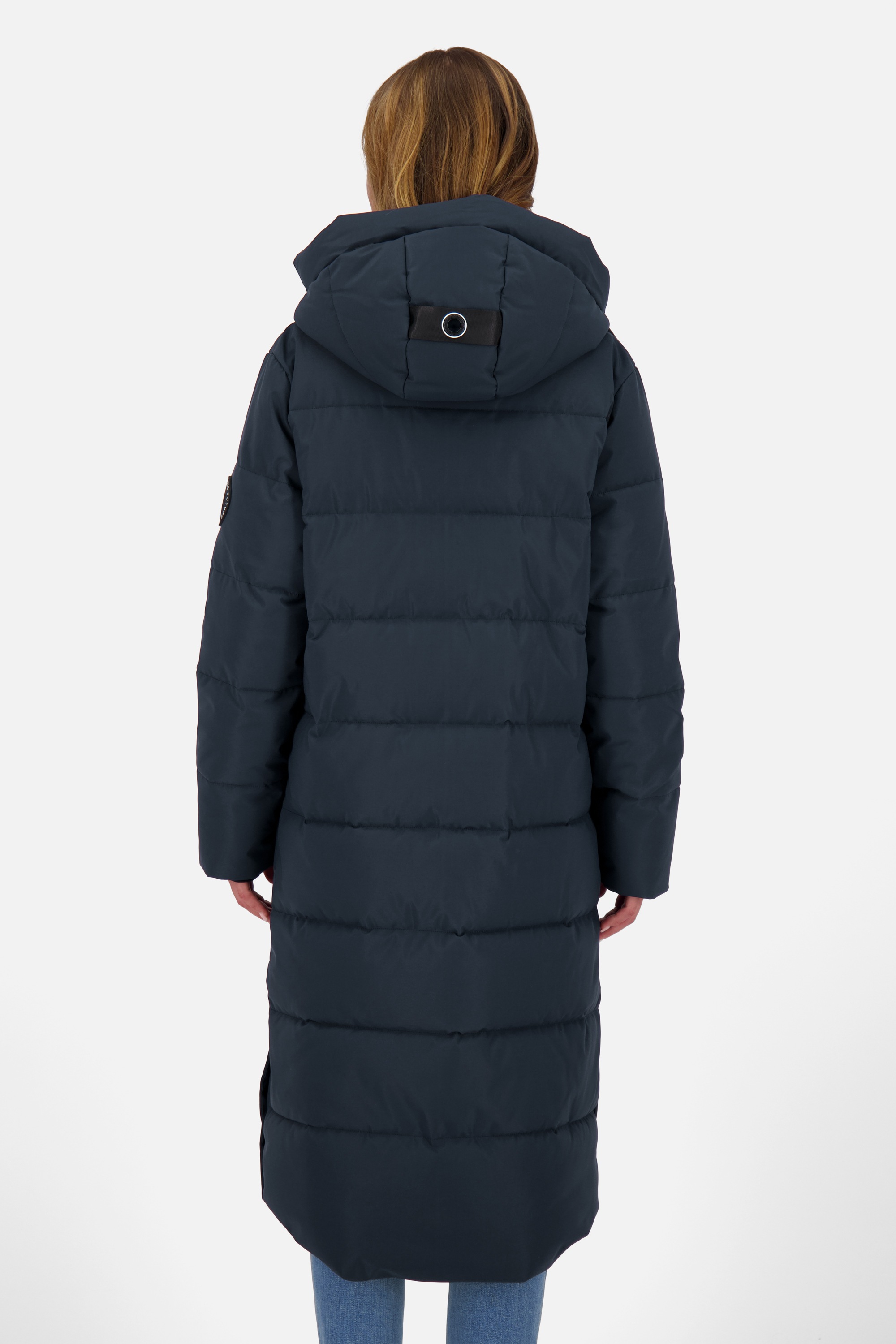 Alife & Kickin Steppjacke »Damen KatiaAK A«, mit Kapuze, Langer Wintermantel mit großer Kapuze und regulierbarer Beinfreiheit