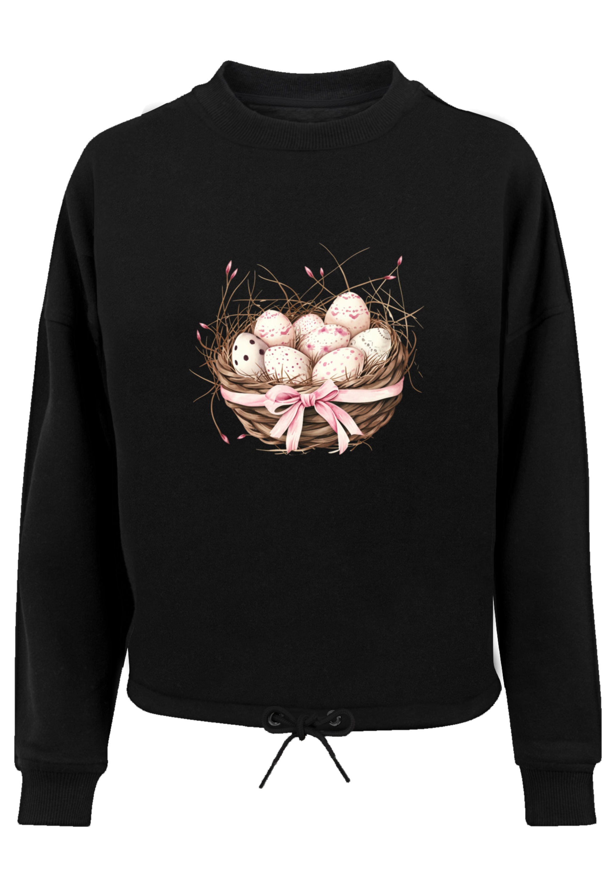 F4NT4STIC Sweatshirt »Osterei Nest Korb Dekor«, Premium Qualität