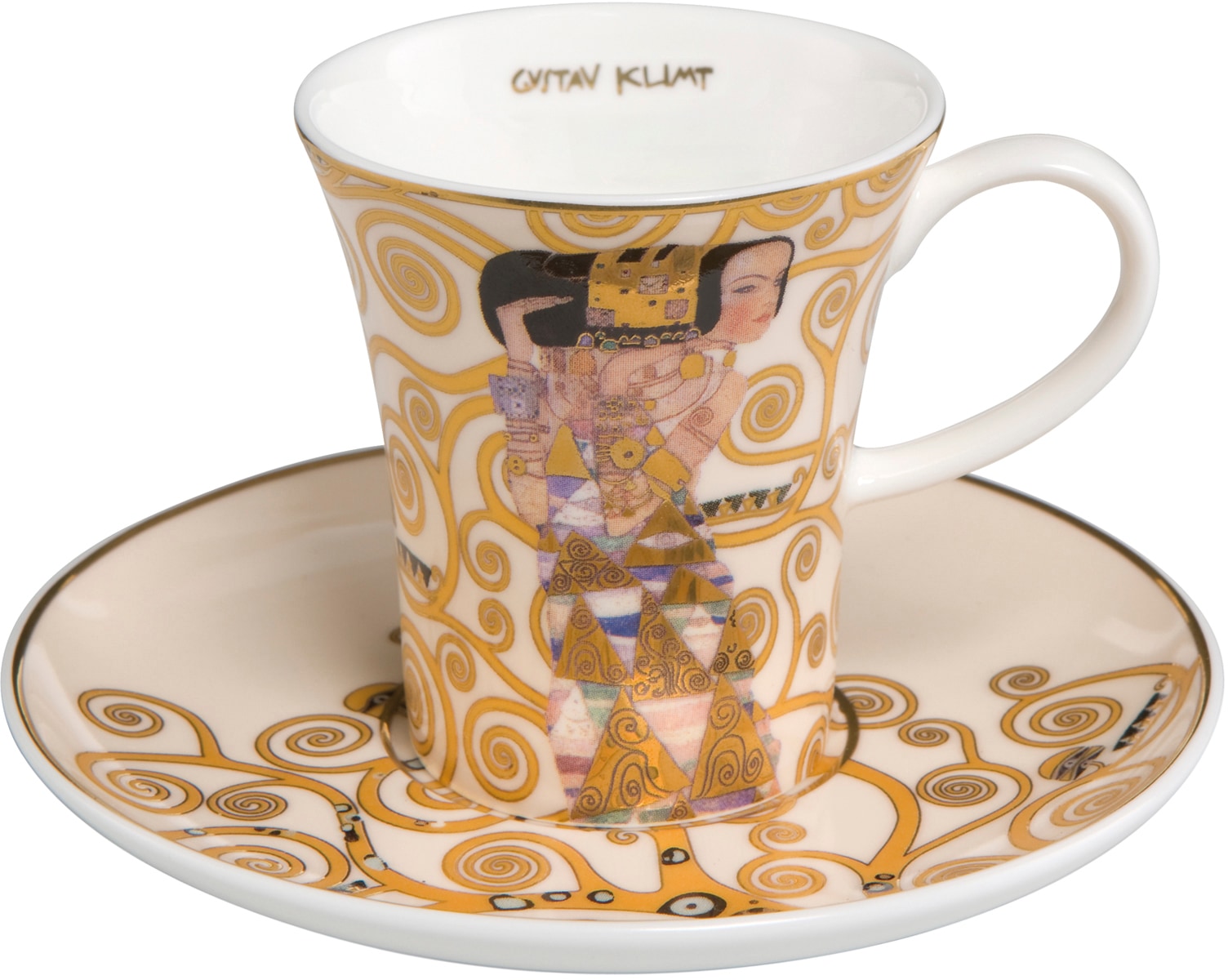 Goebel Espressotasse "Die Erwartung", von Gustav Klimt