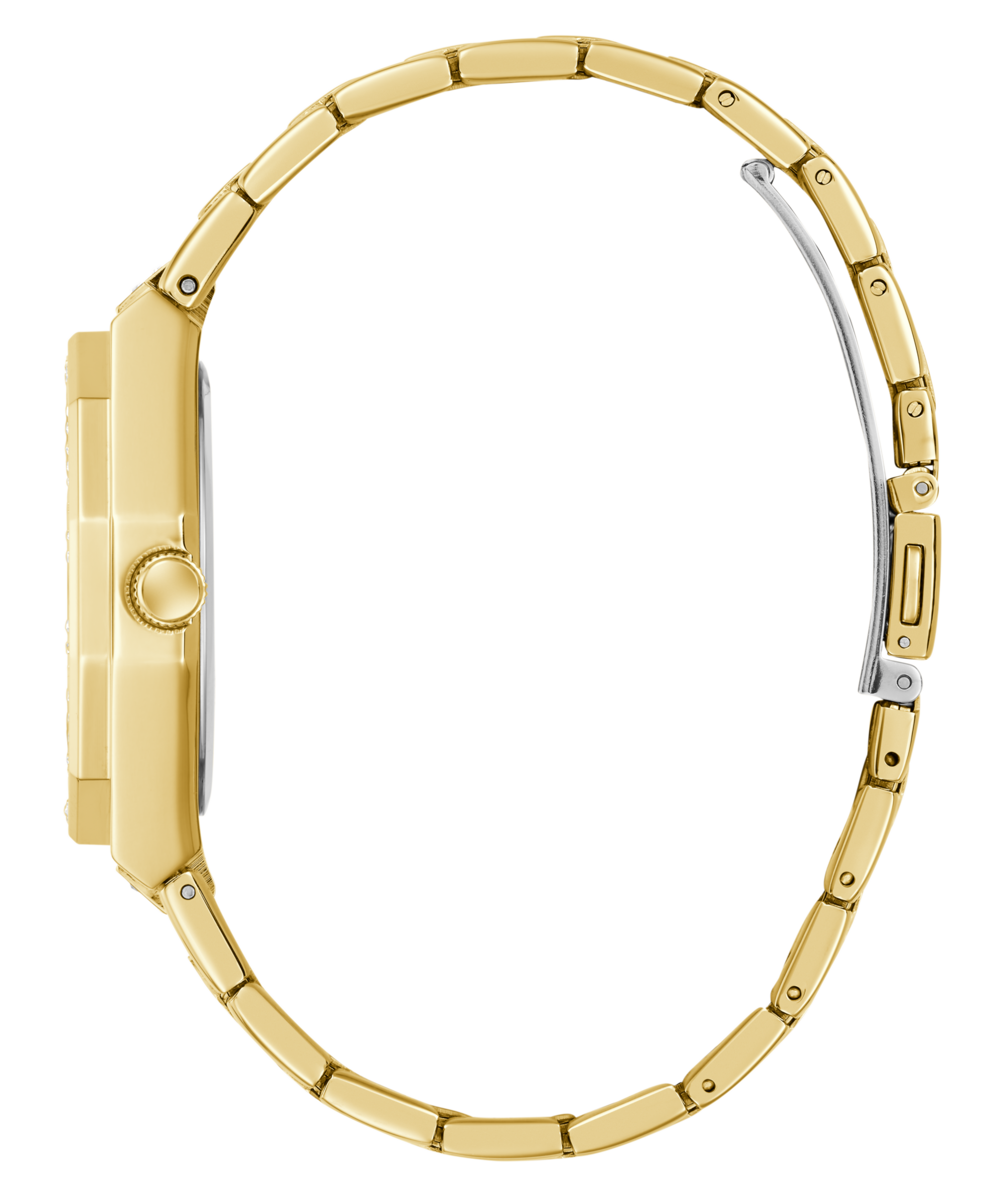 Guess Multifunktionsuhr »QUINN« Quarzuhr, Armbanduhr, Damenuhr, Edelstahlarmband, Datum