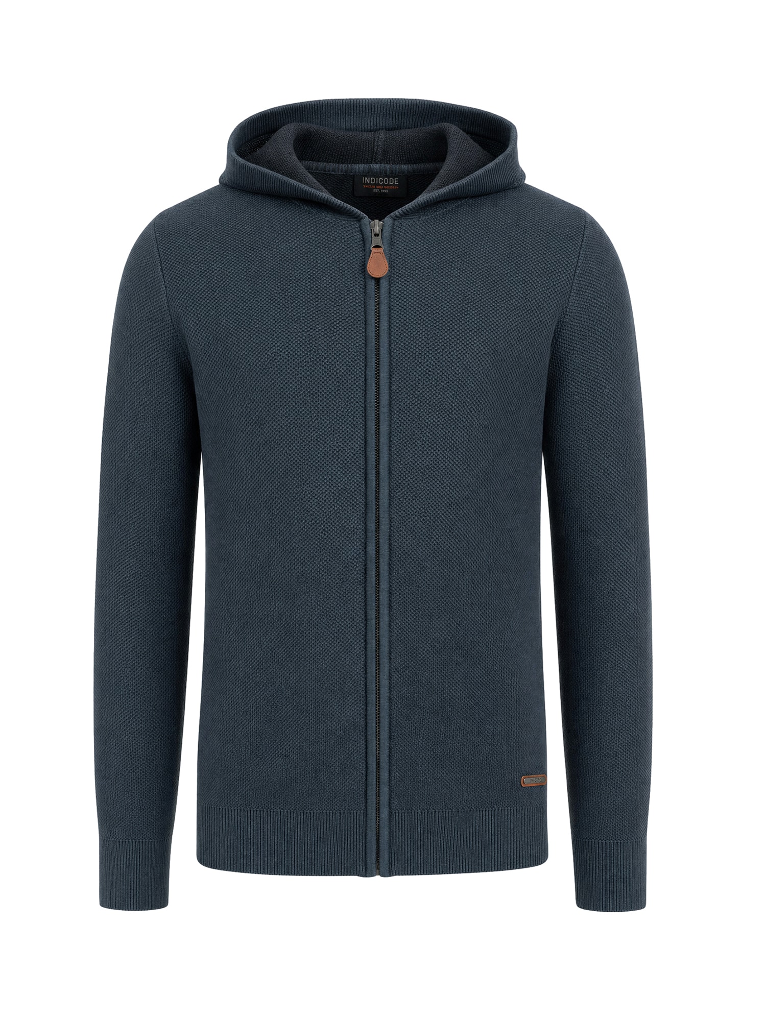 Indicode Kapuzenstrickjacke »INJexmon hoodie« Baumwolle, regular fit