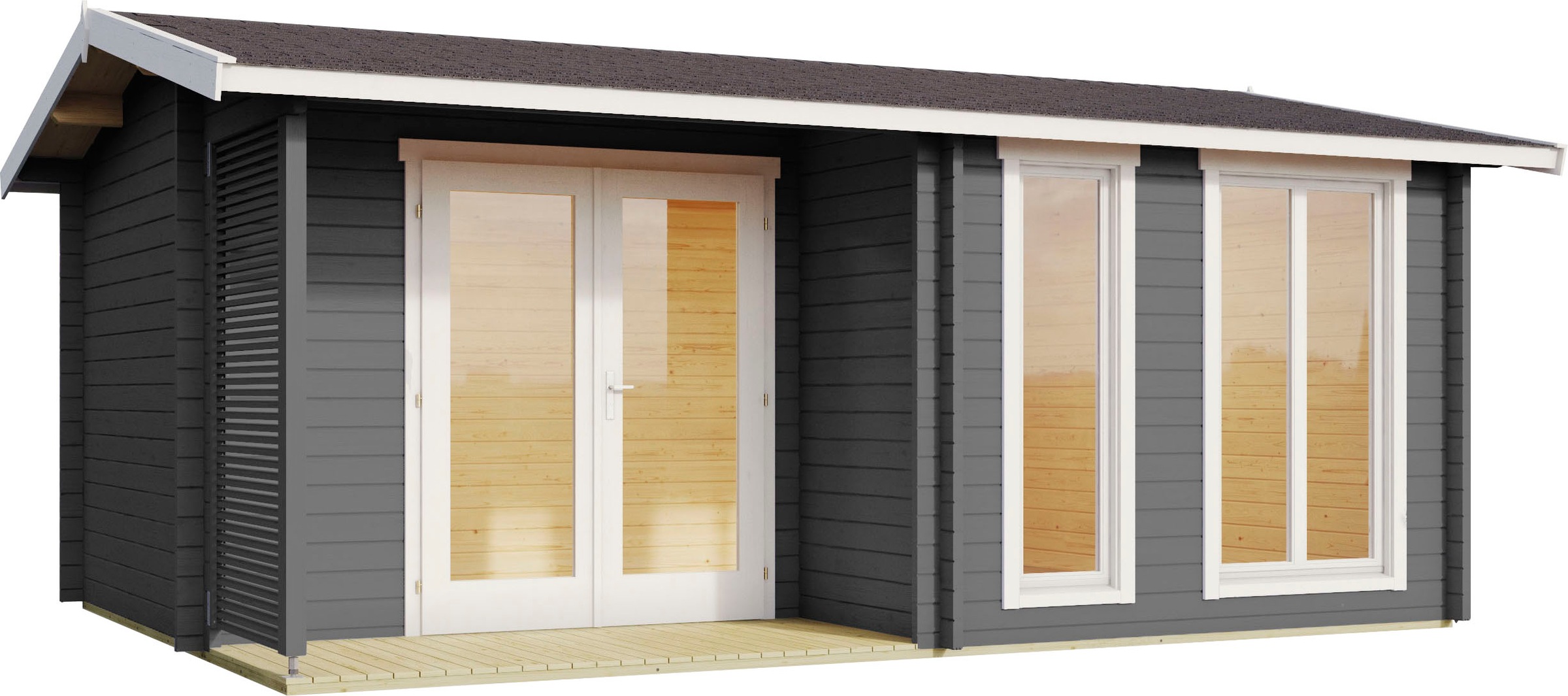 LASITA MAJA Gartenhaus »BRIGHTON«, (Set, inkl. Fussbodenbretter zum verlegen)