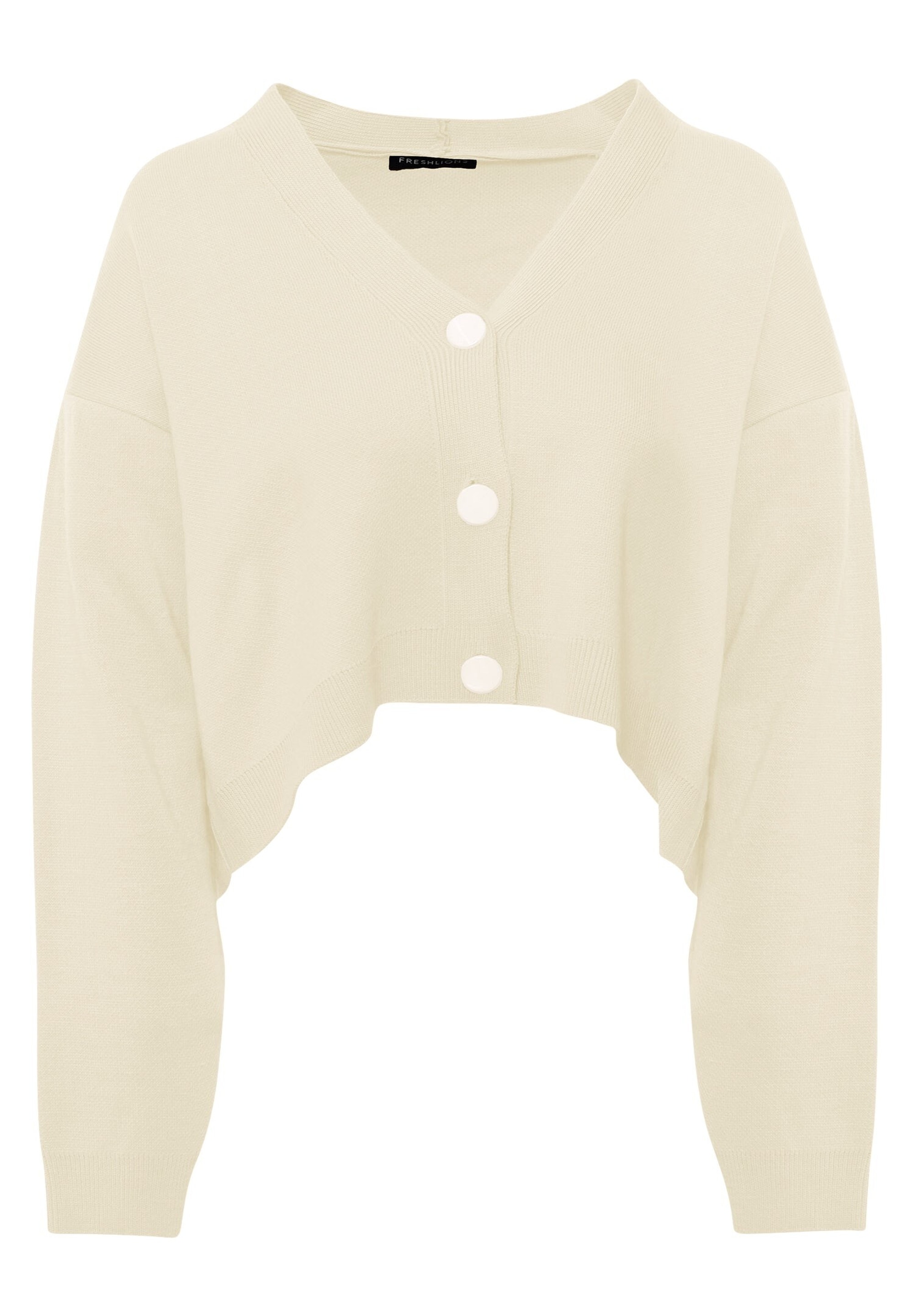freshlions Strickjacke »Aylen«, mit kurzem Schnitt