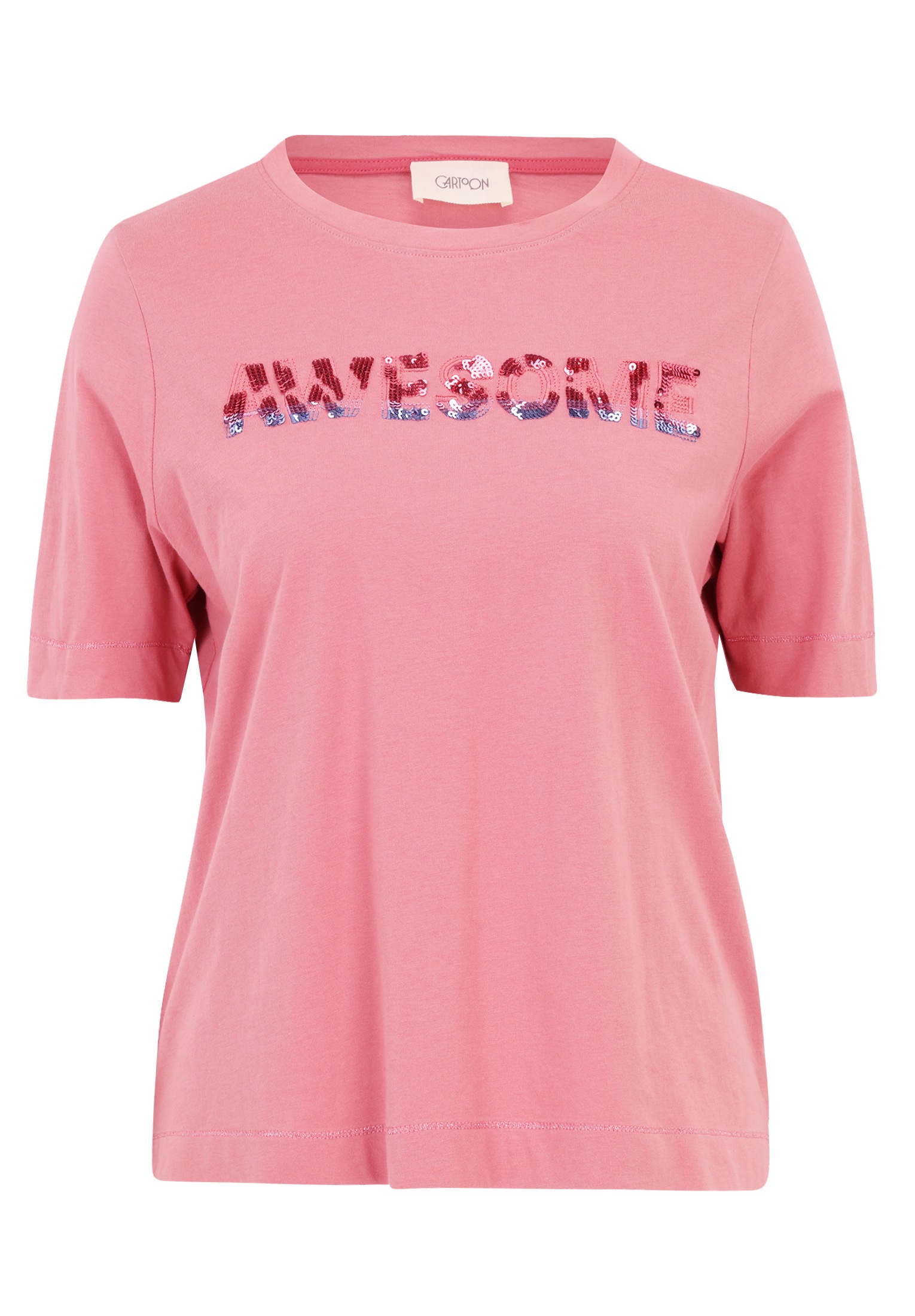 Cartoon Kurzarmshirt "Cartoon Damen Rundhals-Shirt kurzarm", (1 tlg.), Pail günstig online kaufen
