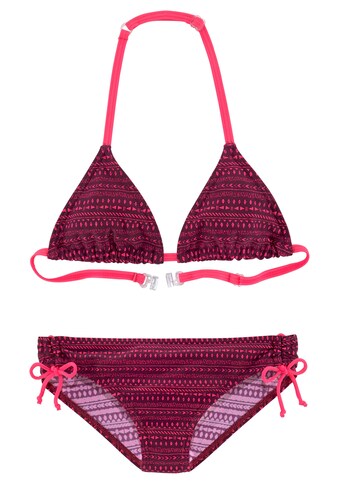 Buffalo Triangel-Bikini, mit Bändern in Kontrastfarbe kaufen