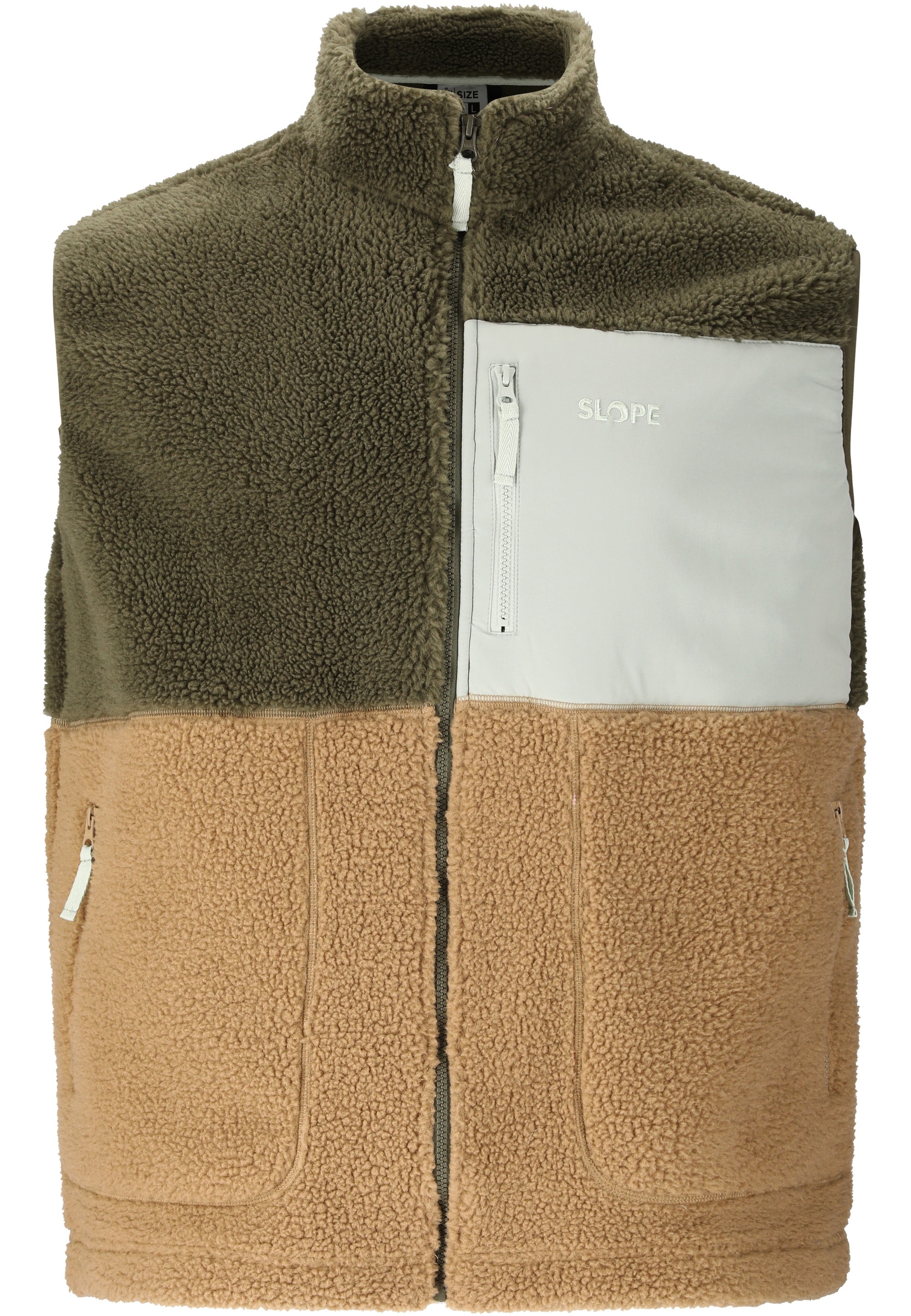 SLOPE Softshellweste »Katau« aus weichem Teddy-Material