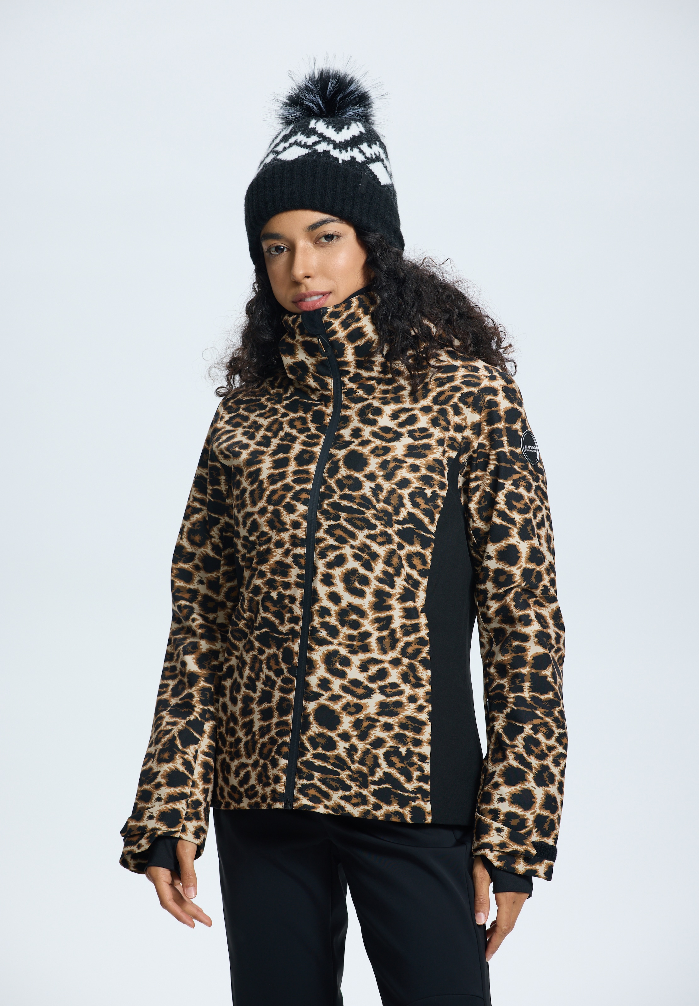 Icepeak Skijacke "ICEPEAK FOWLER" Leoprint, Atmungsaktiv, wasserabweisend günstig online kaufen