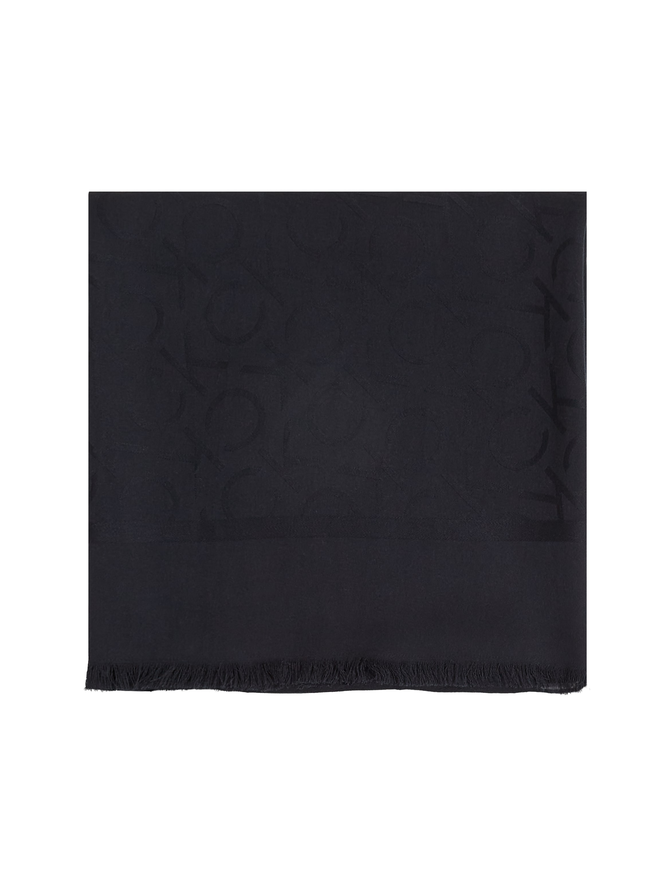 Calvin Klein Schal »SHINY JACQUARD MONOGRAM SQUARE«, mit Logo-Jacquardmuster