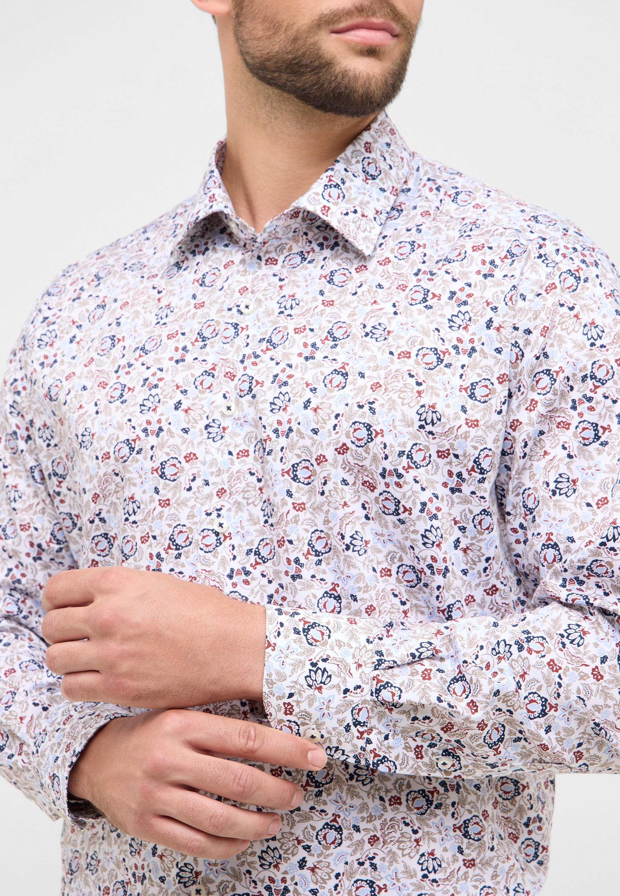 Eterna Langarmhemd »COMFORT FIT«, NON IRON (bügelfrei)