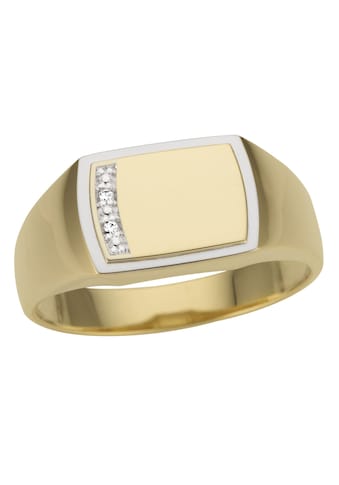 Firetti Siegelring »Schmuck Geschenk Gold 585 ...