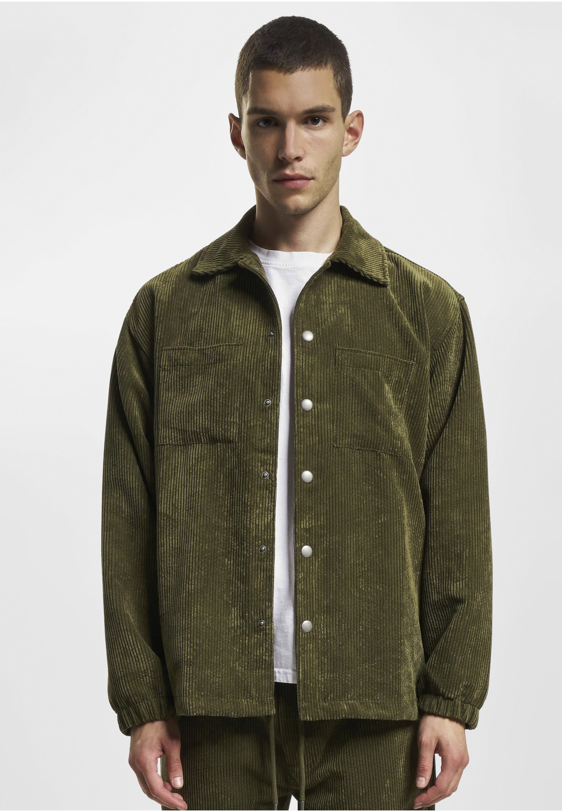 DEF Langarmhemd »DEF Herren DEF Cord Shirt« 1 Stk.