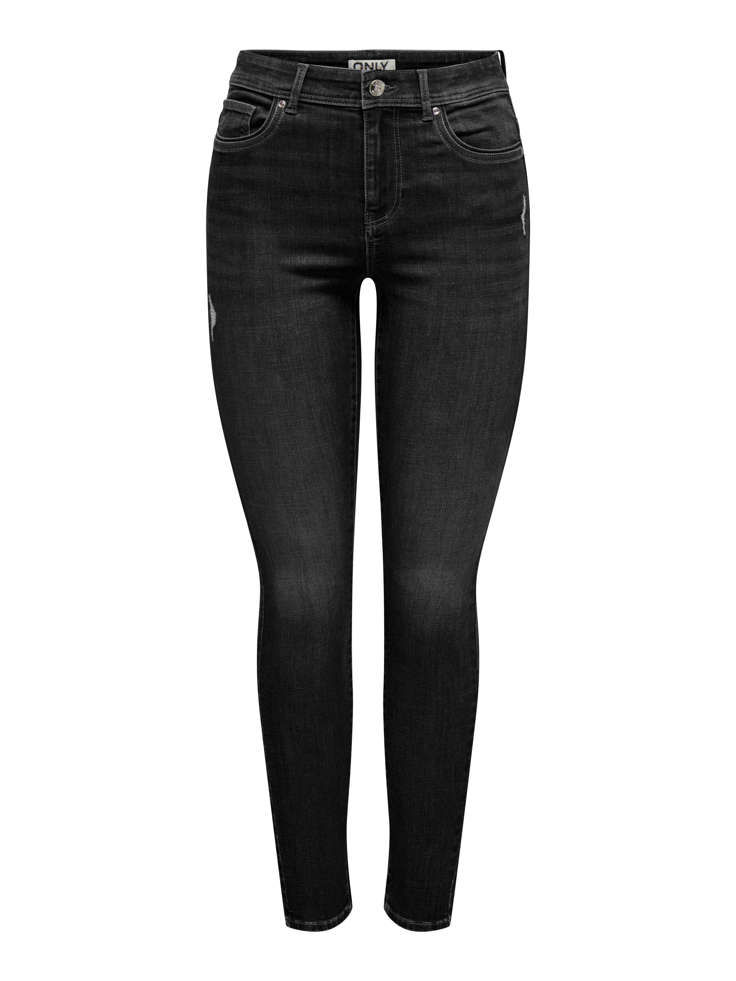 ONLY ONLWOW Skinny Jeans Washed Black XS 3