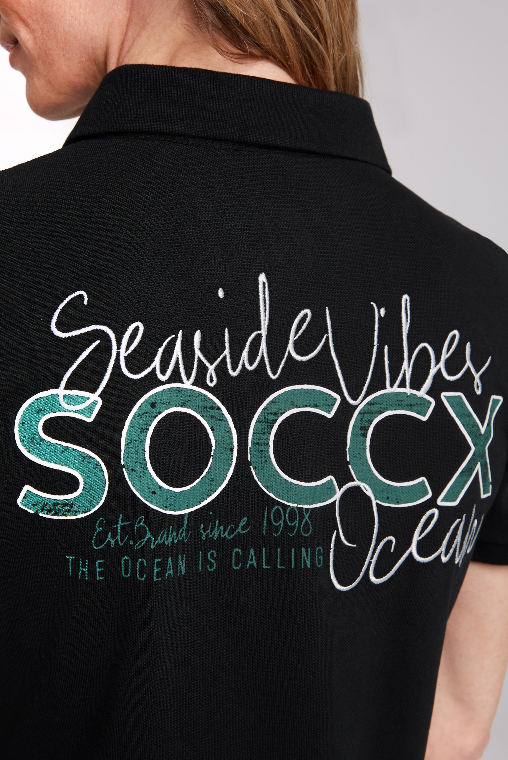 SOCCX Poloshirt, aus Baumwolle