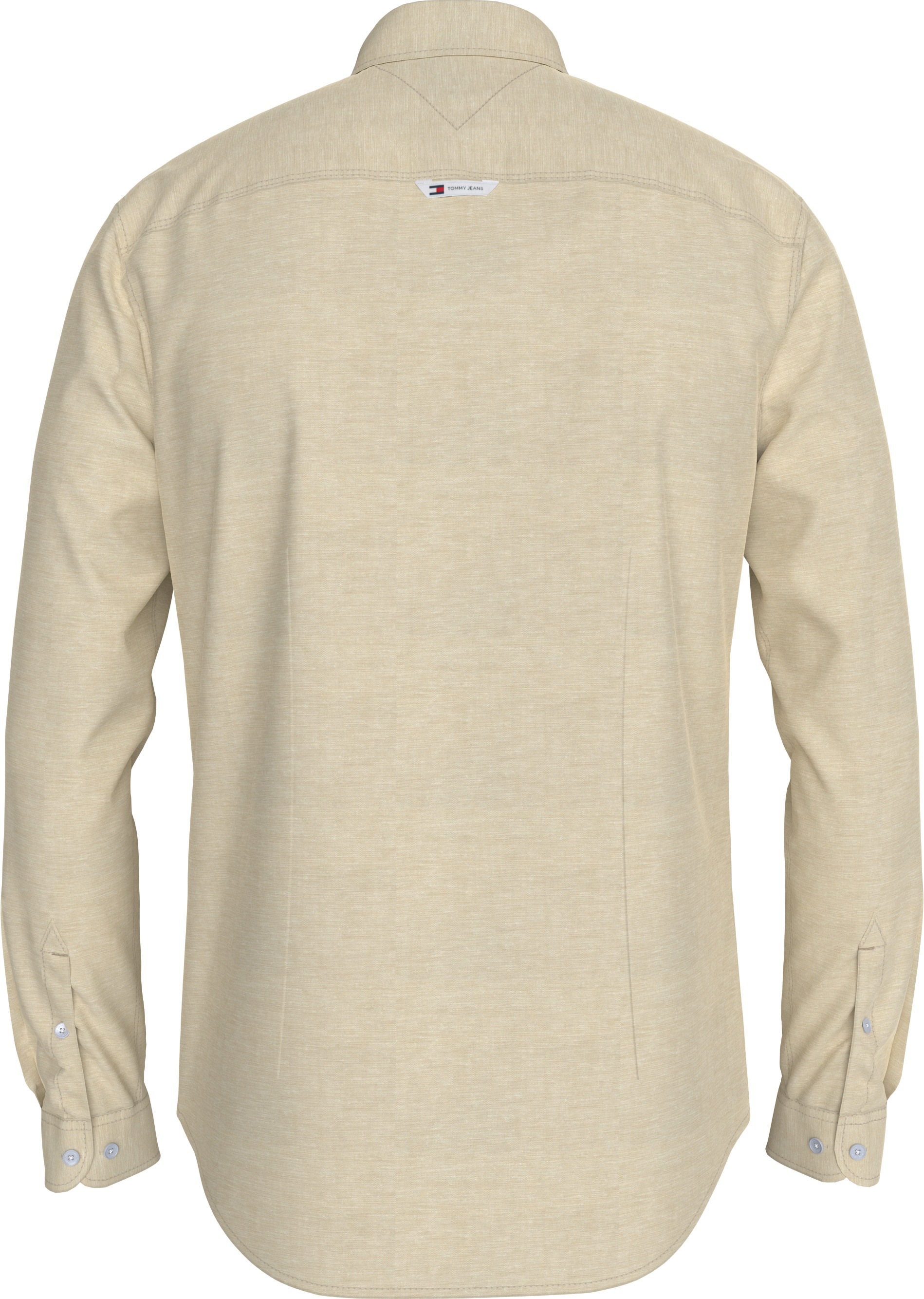 Tommy Jeans Langarmhemd »TJM Slim Stretch Oxford Shirt« mit Flaglabel auf der Brust