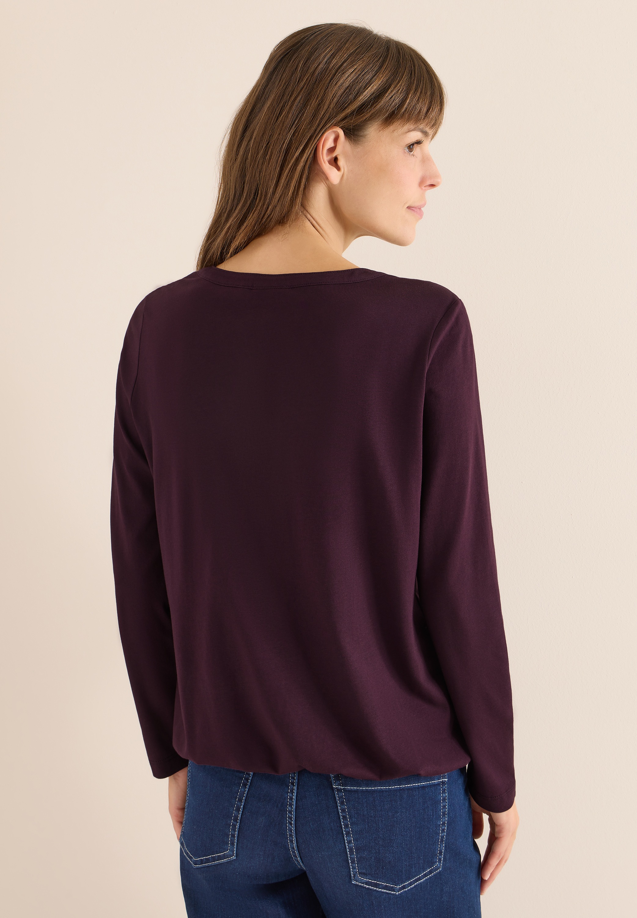 Cecil Langarmshirt im soften Baumwoll-Mix günstig online kaufen