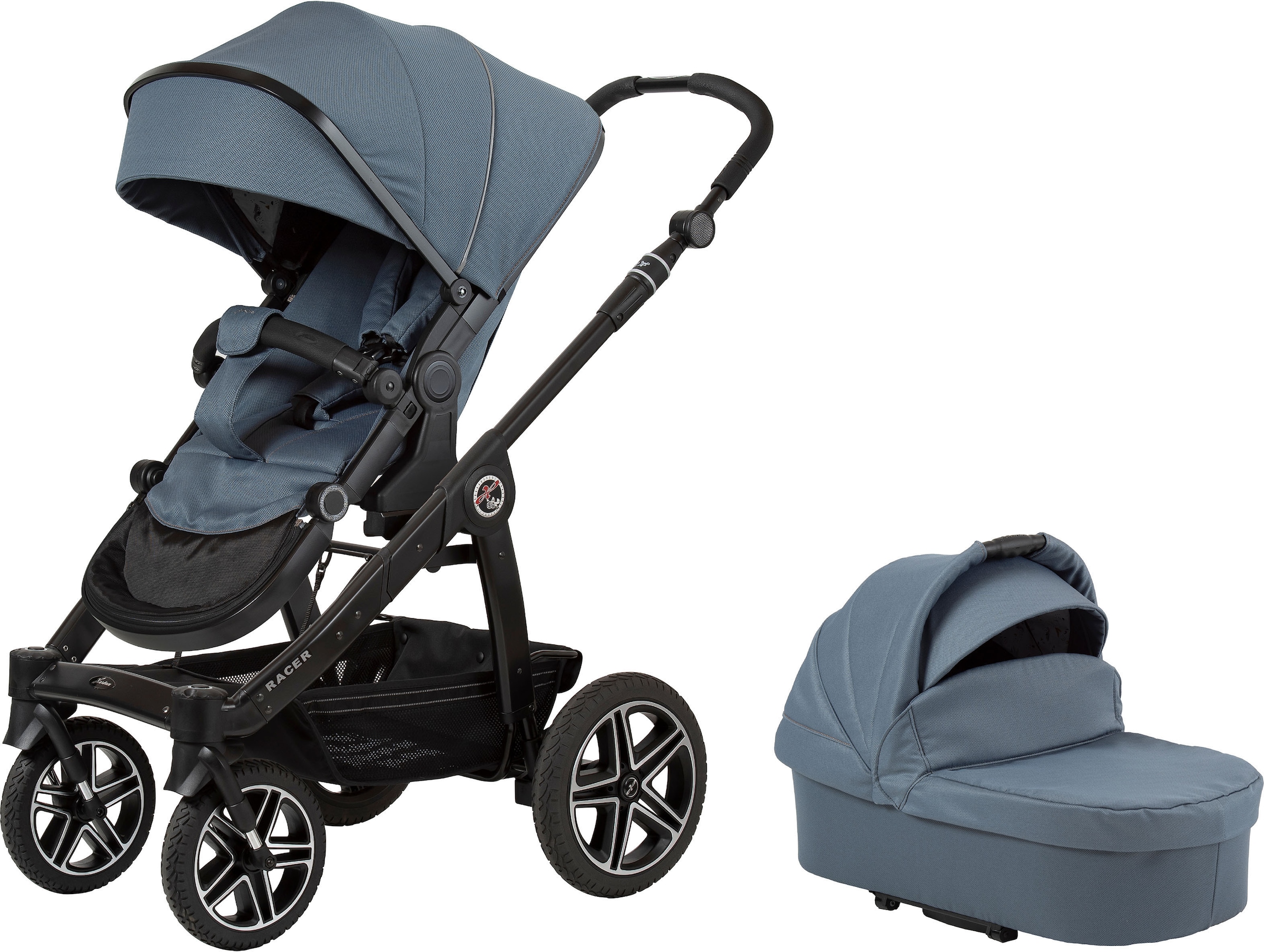 Hartan Kombi-Kinderwagen »Racer GTX«, 22 kg, mit Falttasche; Made in Germany; Kinderwagen