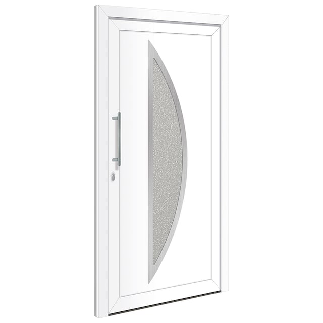 RORO Türen & Fenster Haustür »Otto 15«, BxH: 100x200 cm, weiß, ohne Griff,  inklusive Türrahmen bestellen | BAUR