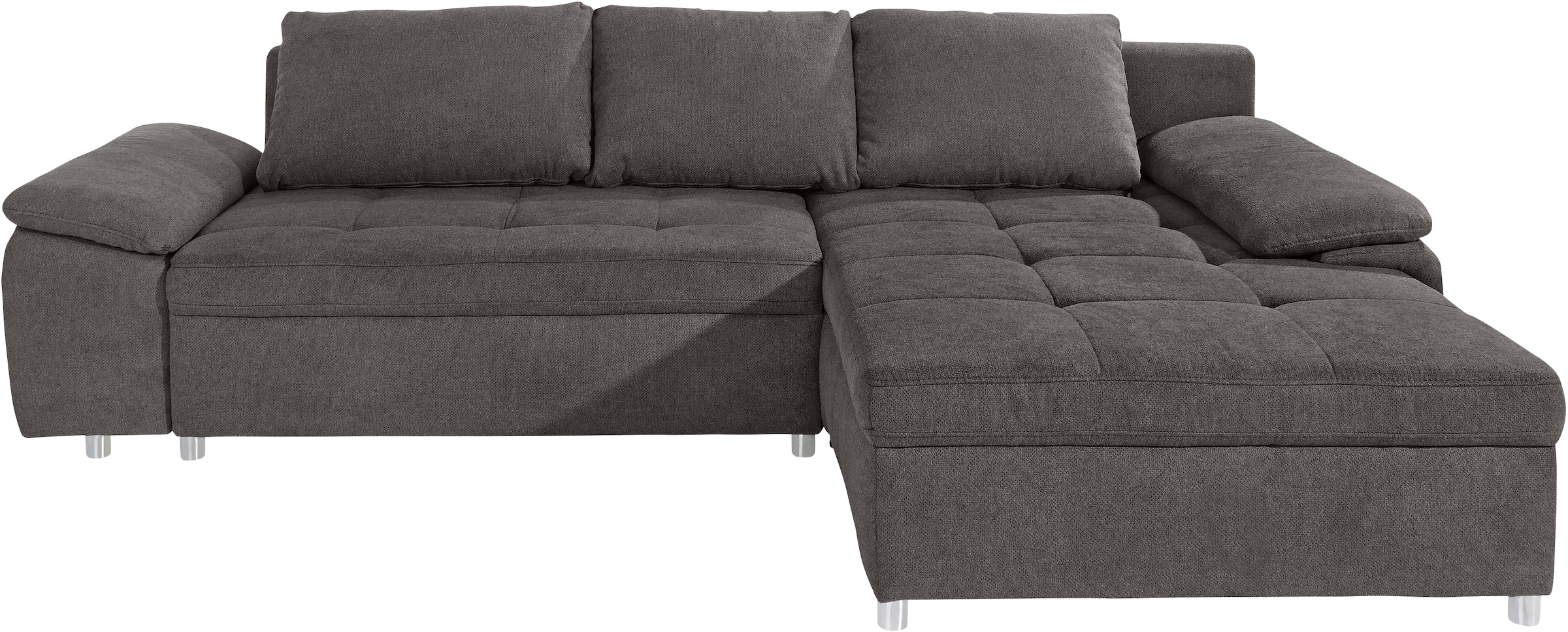 sit&more Ecksofa »Top Bilbao L-Form«, XXL, wahlweise mit Bettfunktion und Bettkasten