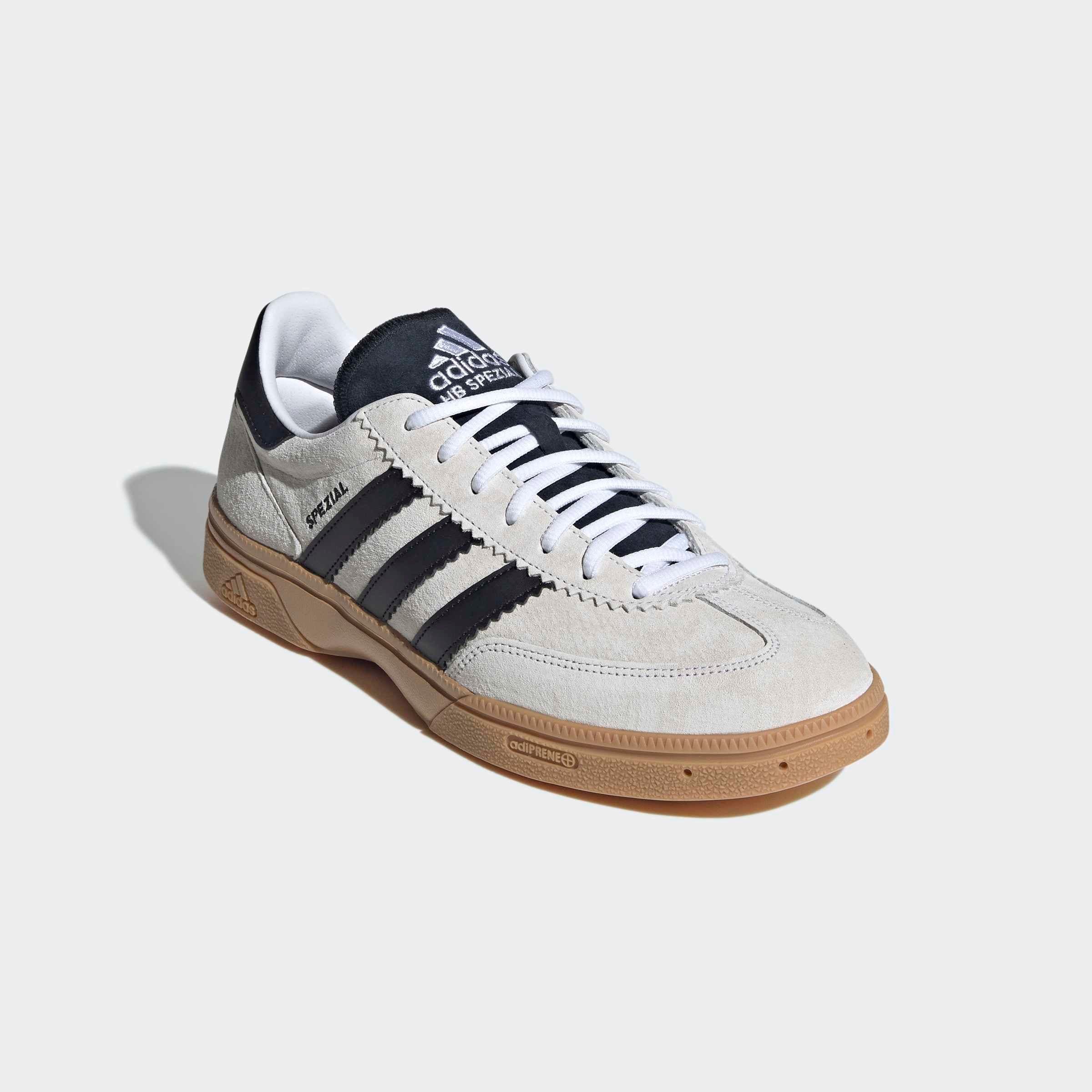 Herren Hallenschuh "HANDBALL SPEZIAL", ADIDAS PERFORMANCE, Gr. 47cloud weiß, core schwarz, cloud weiß, Leder, Synthetik, Schuhe, Handballschuh