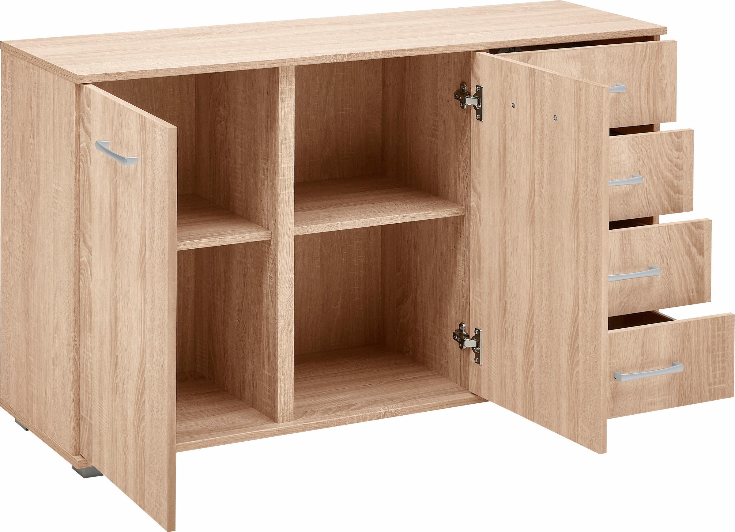 priess Kombikommode "Barcelona mit 4 Schubkästen und Tür in 6 Farben" günstig online kaufen