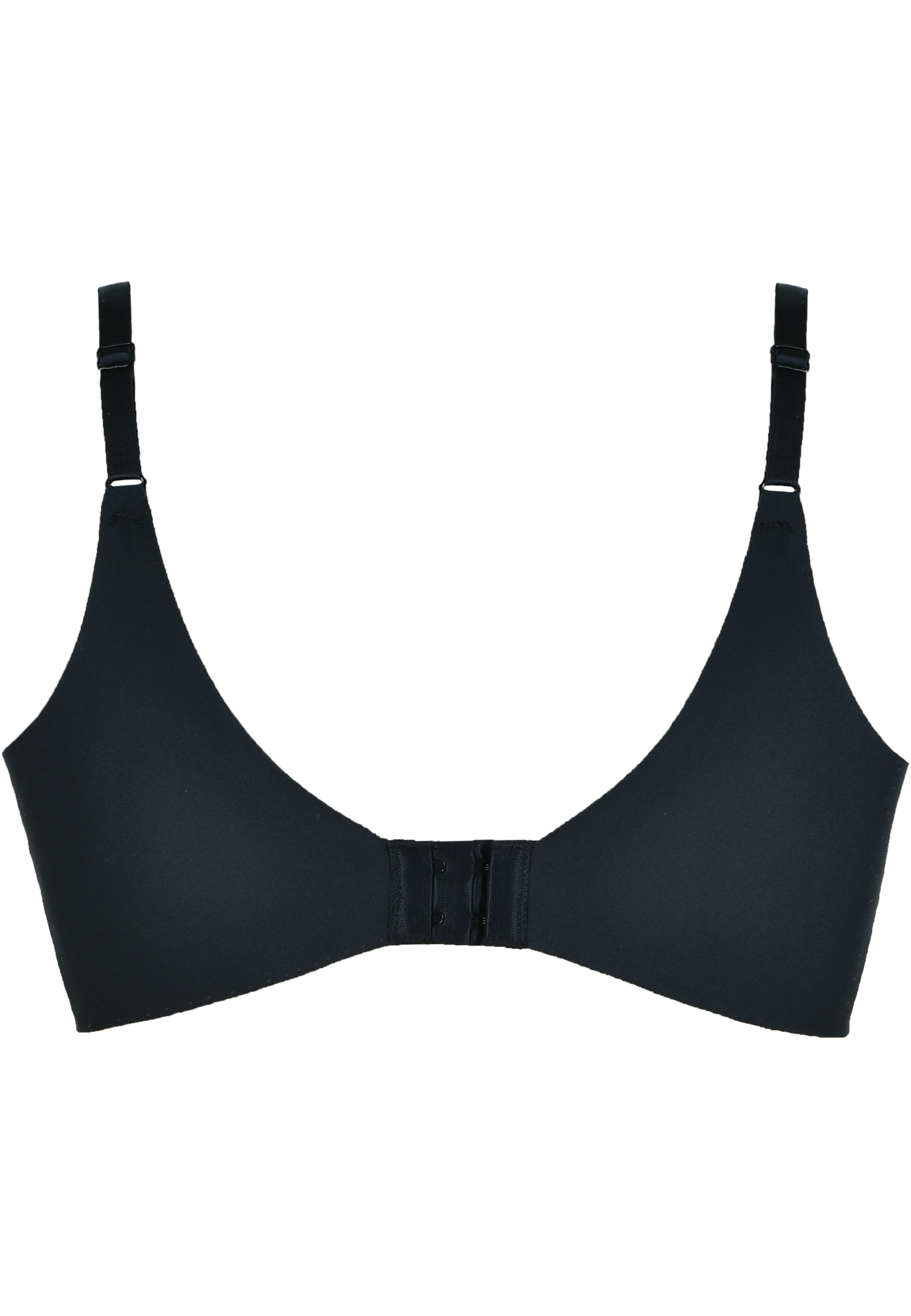 NATURANA Damen Bügel-BH "Back Smoother", Gr. 95schwarz, Obermaterial: 84% Polyester, 16% Elasthan, Basic, BHs, ohne Bügel, unsichtbar, bequem,