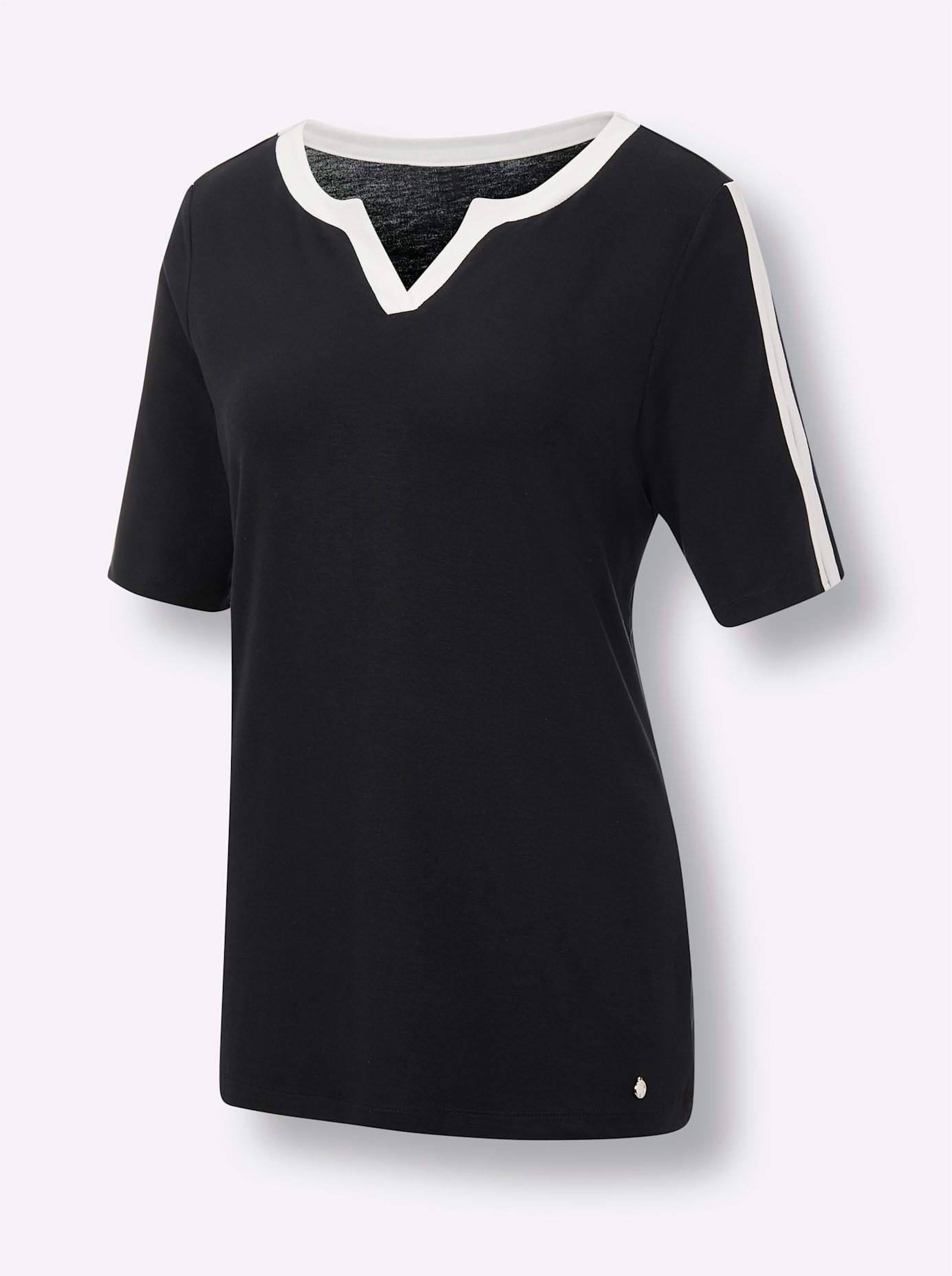 Thumbnail - CREATION L PREMIUM Kurzarmshirt "Modal-Shirt" 1 tlg.