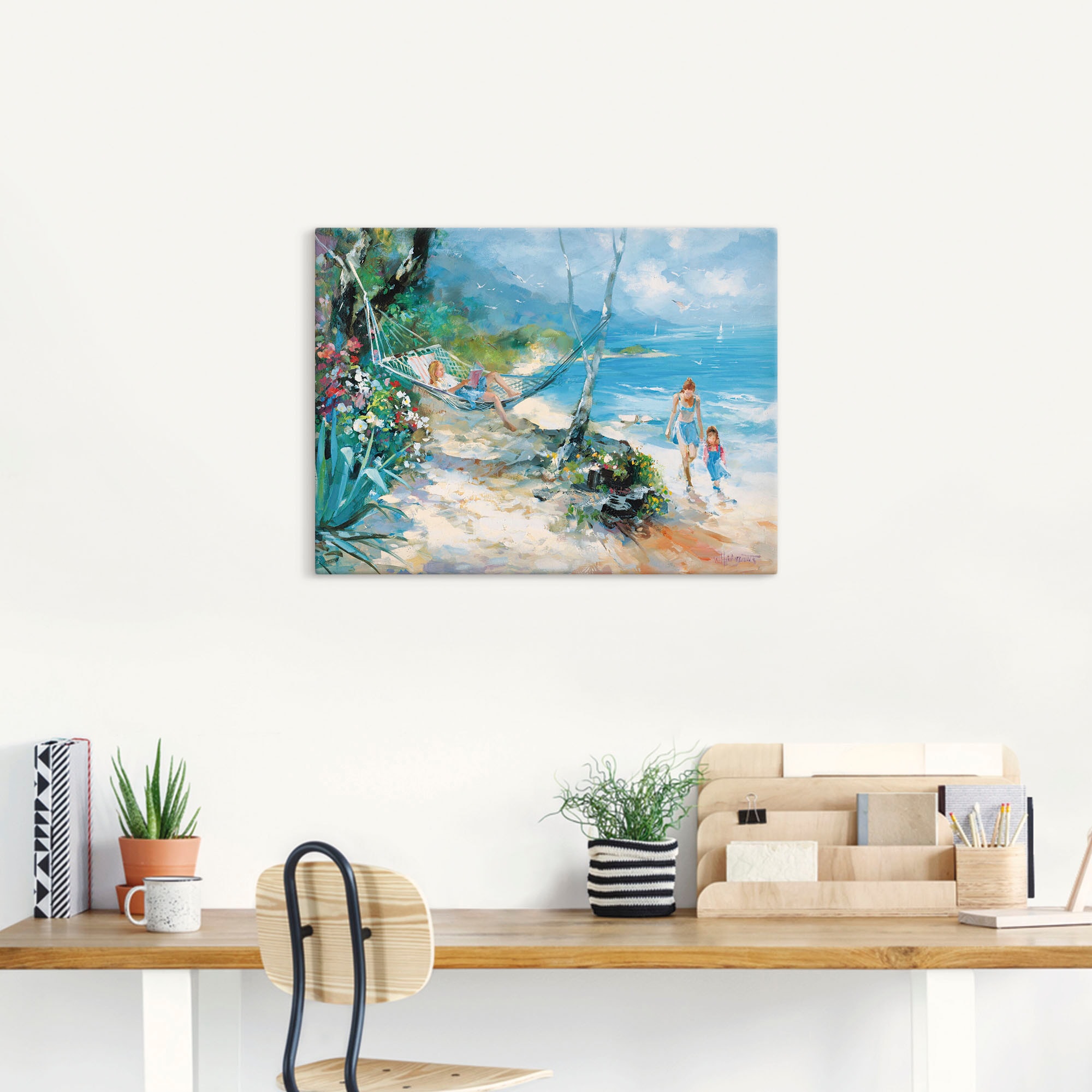 Artland Wandbild »Gelassenheit«, Strand, (1 St.), als Leinwandbild, Poster in verschied. Größen
