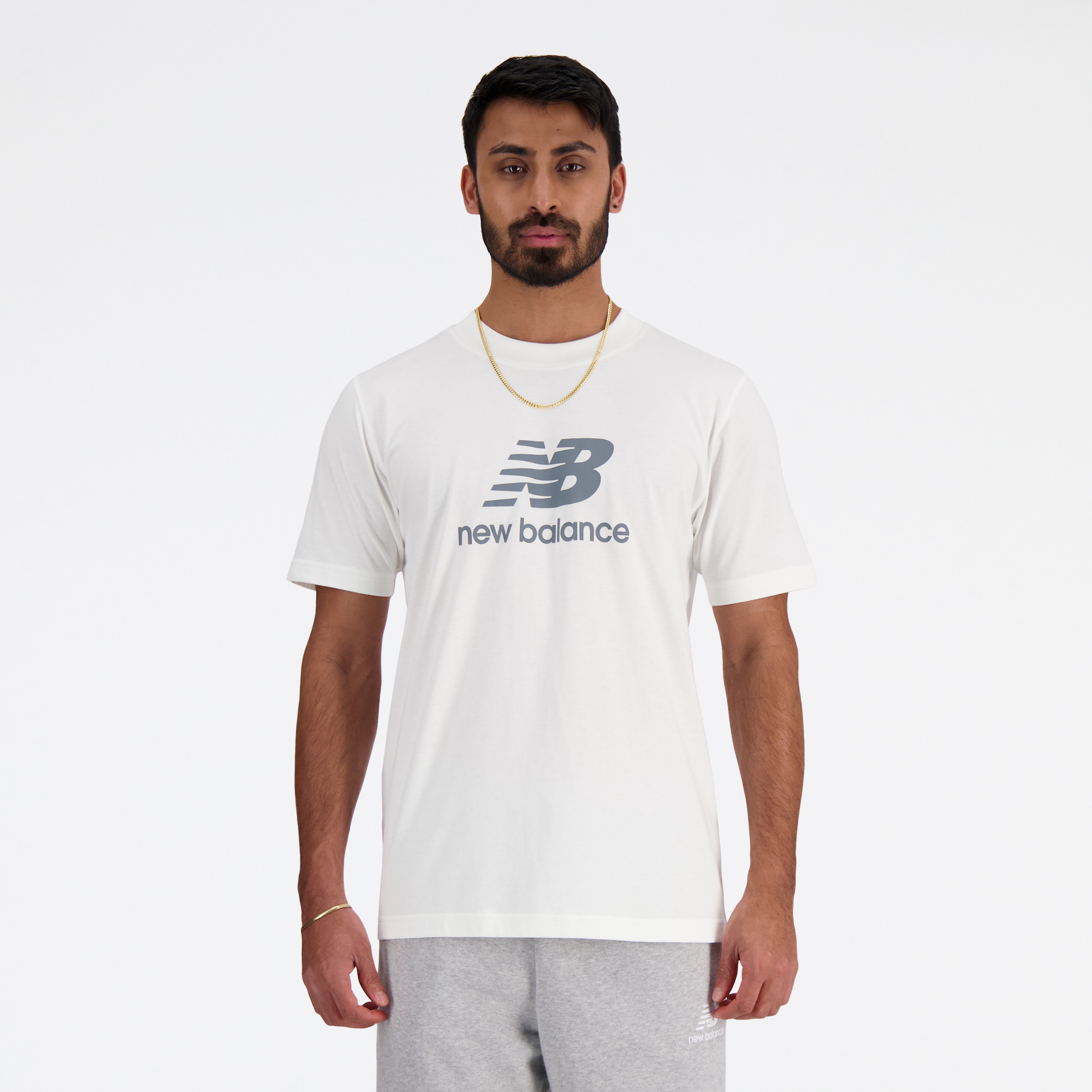 New Balance T-Shirt "SPORT ESSENTIALS LOGO T-SHIRT" Kurzarm, Rundhalsaussch günstig online kaufen