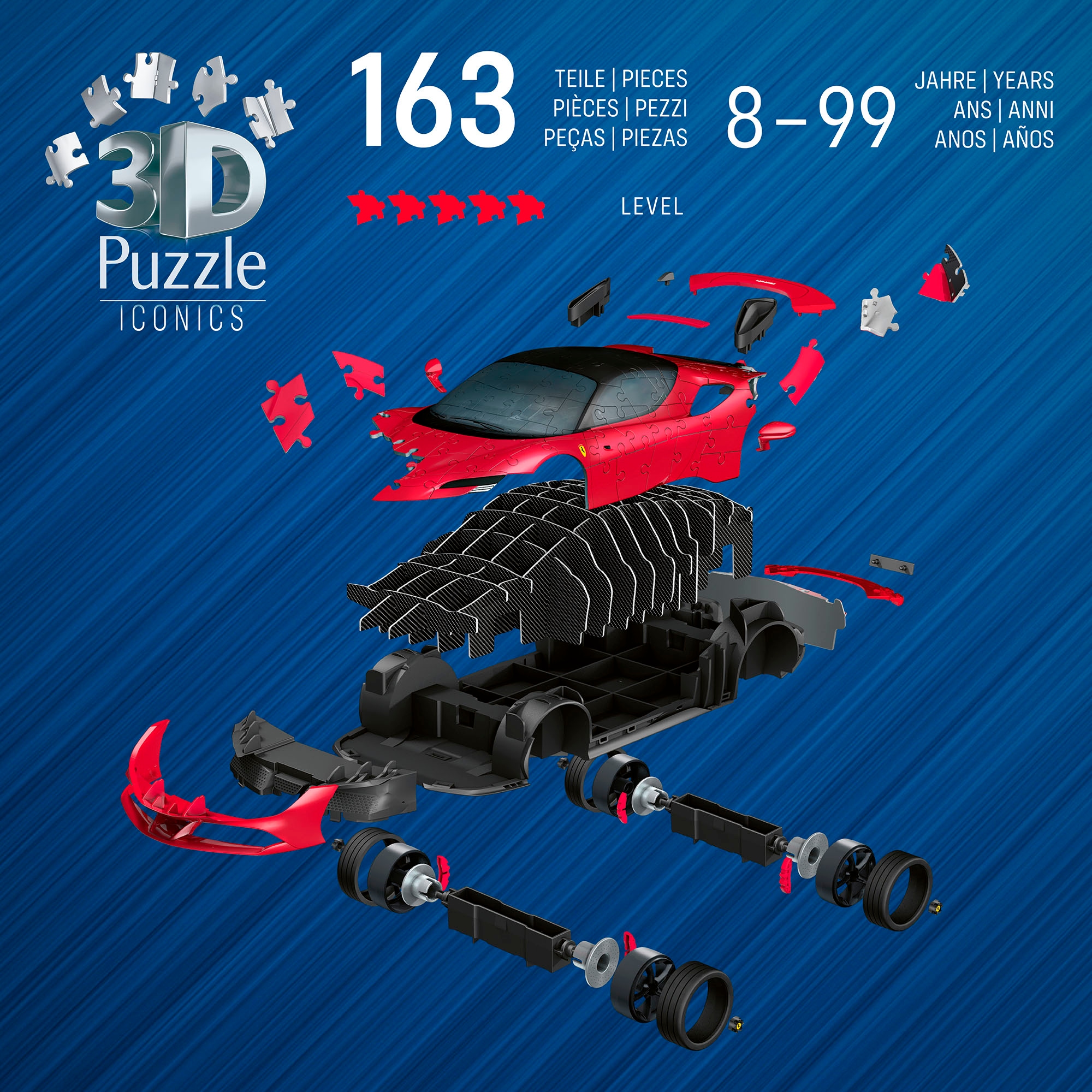 Ravensburger 3D-Puzzle »3D Puzzle Iconics, Ferrari SF90 Stradale«, Made in Europe