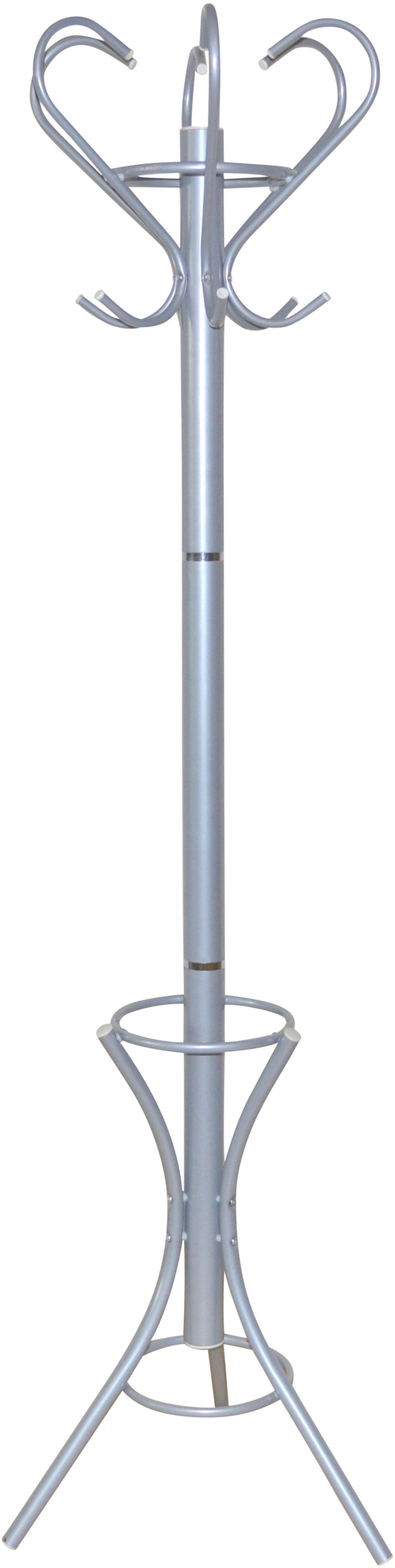 Kleiderständer, H:178cm T:47cm Ø:47cm, grau, HOFMANN LIVING AND MORE, Metall, Schlafzimmer, Garderobenständer, Garderobenständer