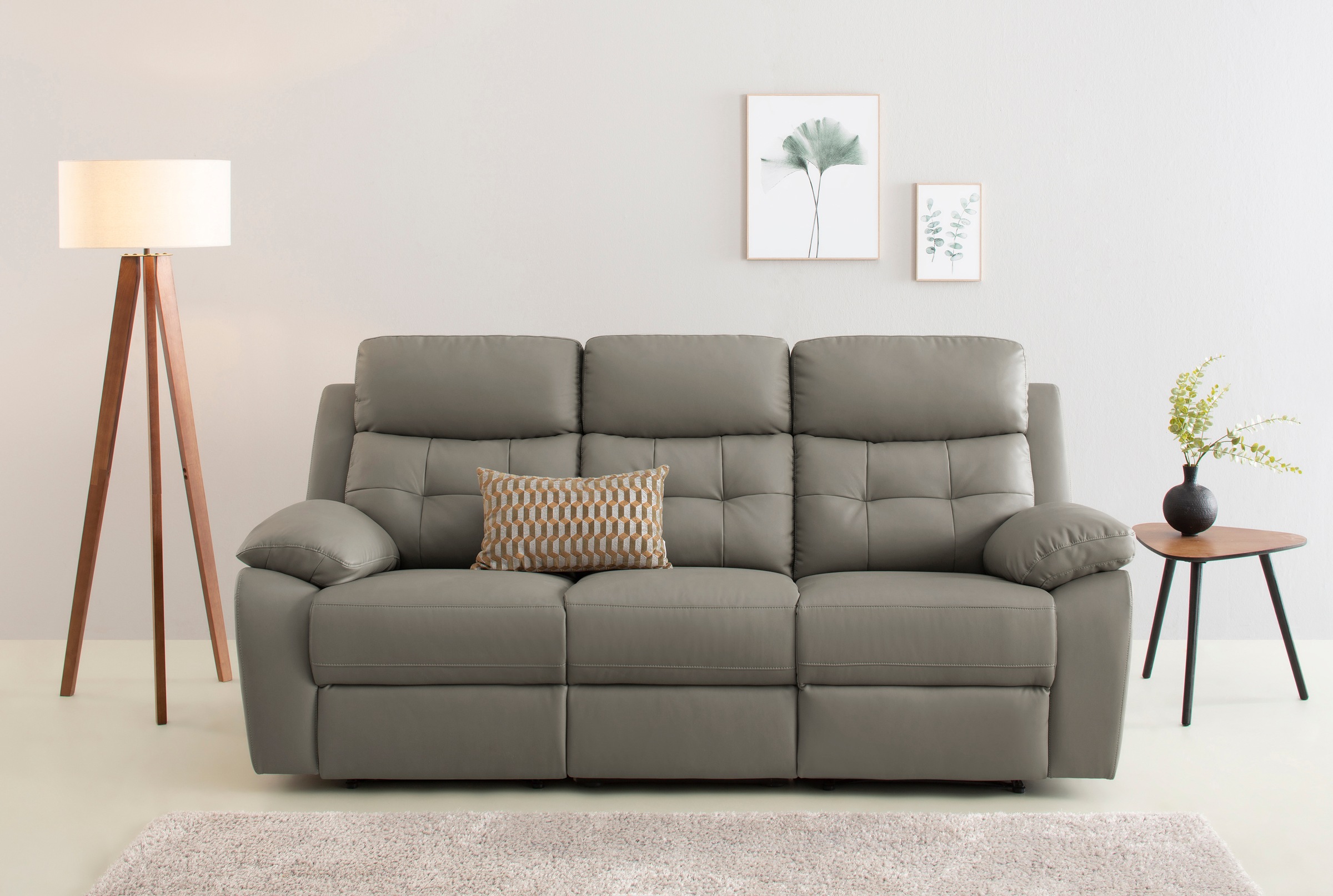 OTTO home 3-Sitzer "Lannilis" mit manueller und elektrischer Relaxfunktion