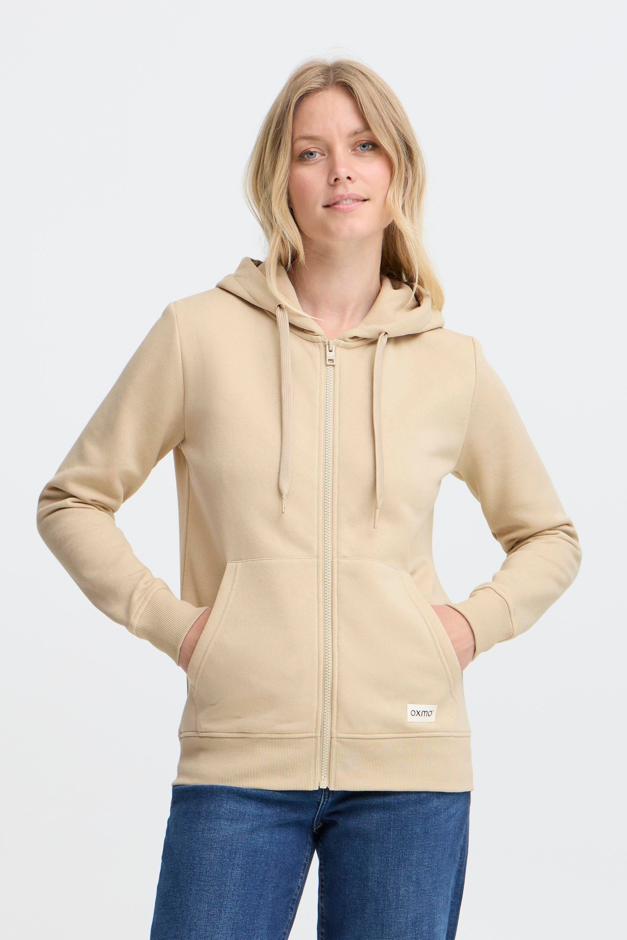 OXMO Kapuzensweatjacke »Kapuzenfleecejacke OXKAREN«