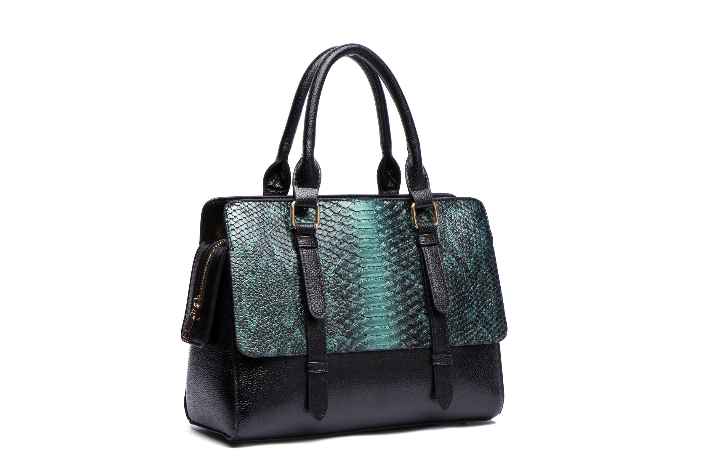 COLLEZIONE ALESSANDRO Umhängetasche "Keola" schimmerndes geprägtes Material günstig online kaufen