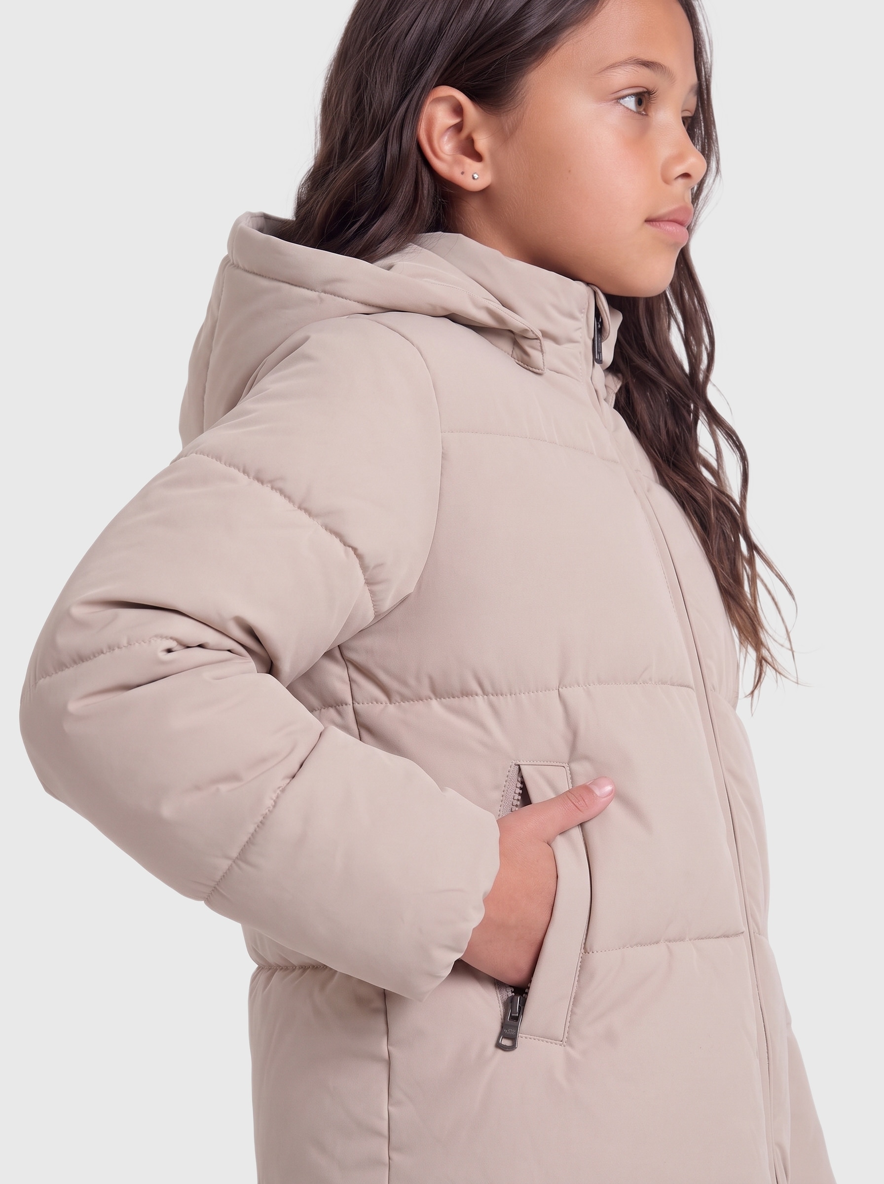 KIDS ONLY Steppjacke »KOGJUTA LIFE SHORT PUFFER OTW NOOS« mit Kapuze