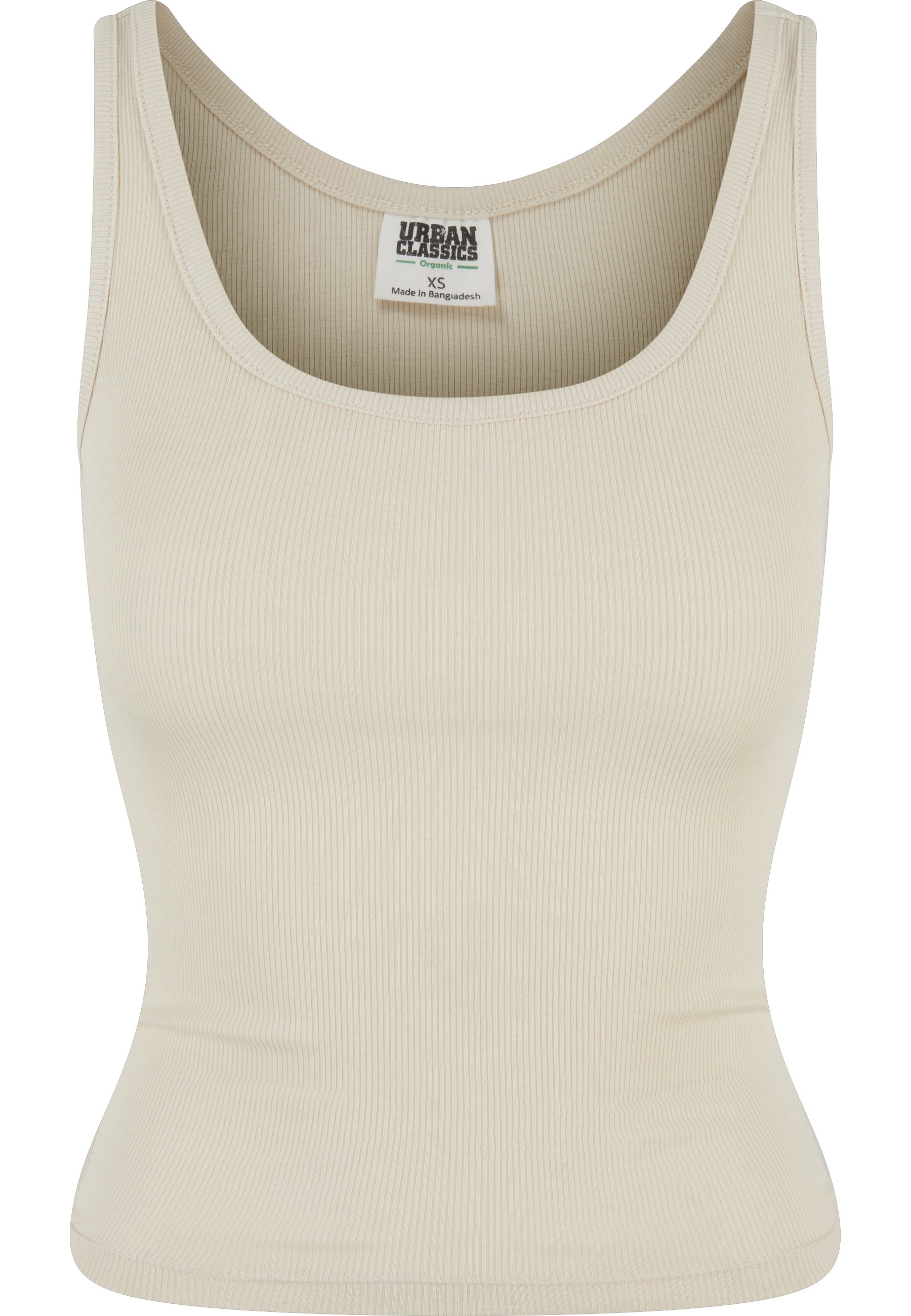 URBAN CLASSICS Tanktop "Urban Classics Ladies Organic Basic Rib Top 2-Pack" günstig online kaufen
