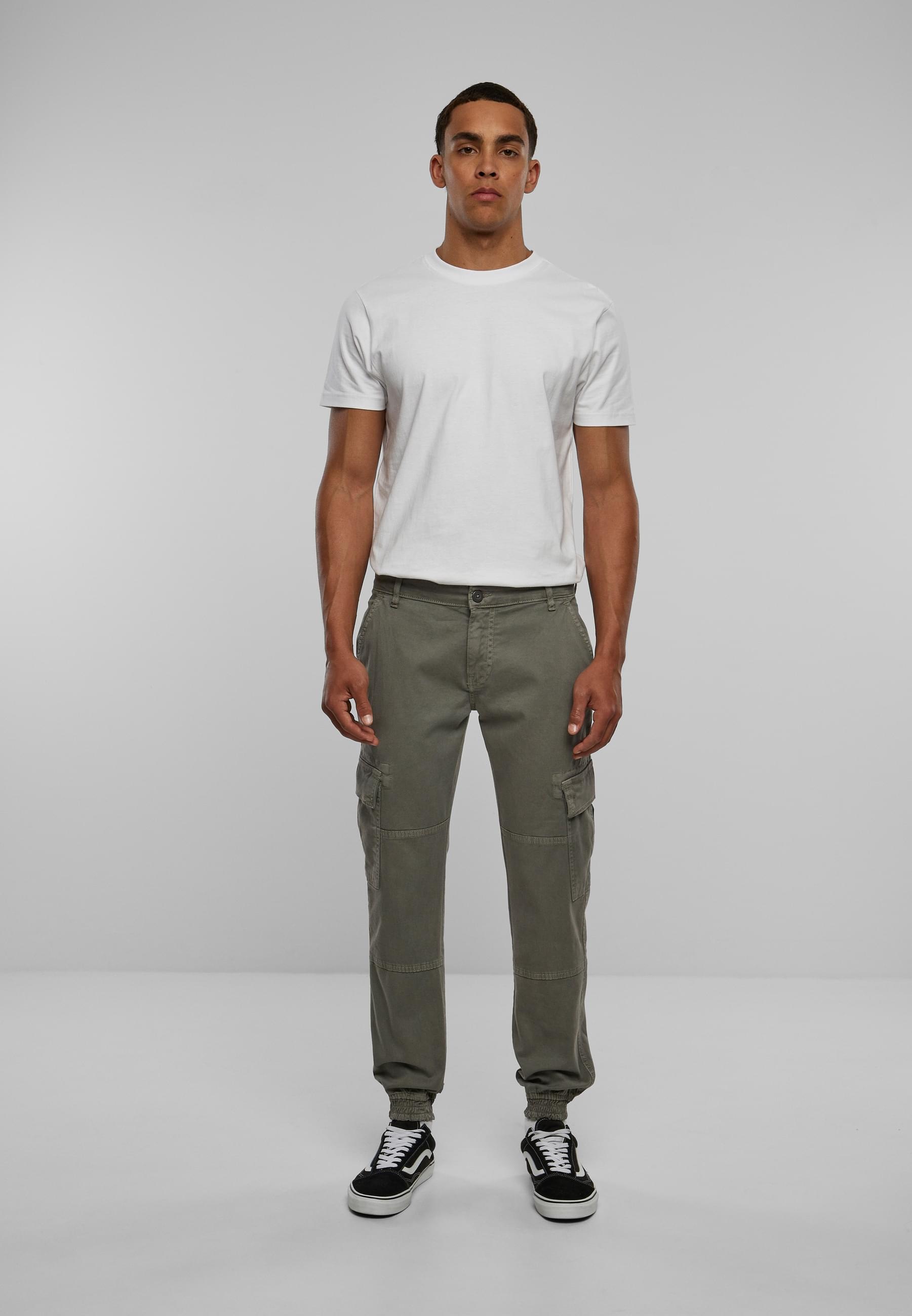 URBAN CLASSICS Cargohose »Urban Classics Herren Washed Cargo Twill Jogging Pants«, (1 tlg.)