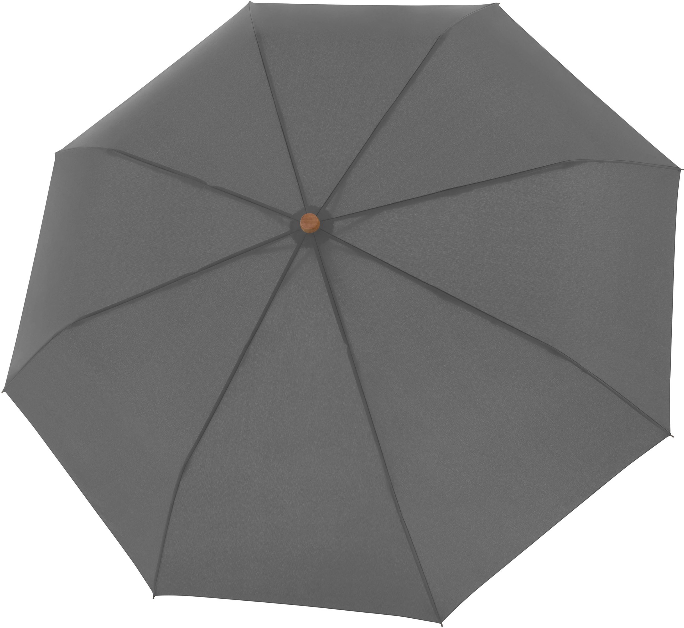 Black Friday doppler® grey«, - »nature aus recyceltem Taschenregenschirm mit slate Magic, BAUR Griff aus weltweit Wald schützt | FSC®- Material