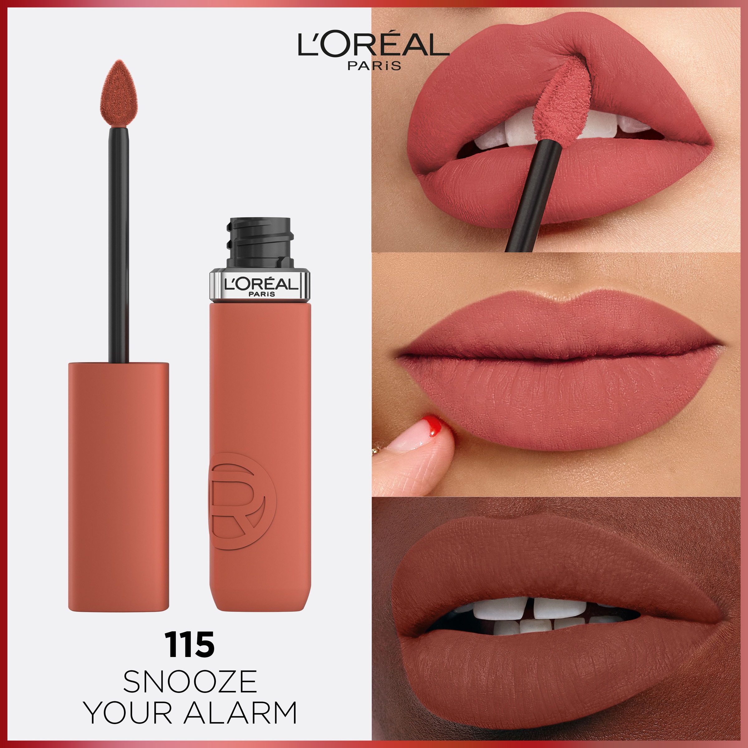 L'ORÉAL PARIS Lippenstift »L'Oréal Paris Infaillible Matte Resistance Nude«, mit natürlichen Inhaltstoffen