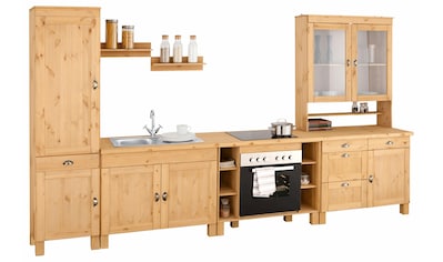 Home affaire Küchenzeile »Oslo«, ohne E-Geräte, Breite 350 cm, 35 mm starke... kaufen