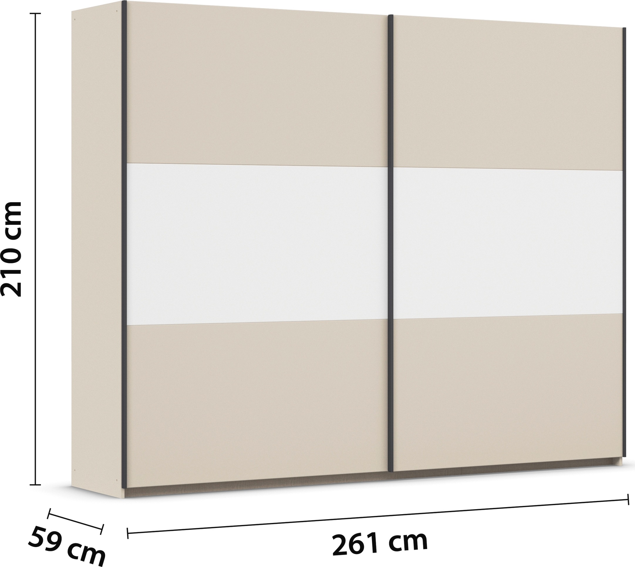 rauch Schwebetürenschrank »Kleiderschrank Schrank Garderobe Garderobenschrank Wäscheschrank NEO«, (in 3 verschiedenen Ausstattungen BASIC/CLASSIC/PREMIUM), mit großzügigem Stauraum und vielfältigen Farbkombinationen