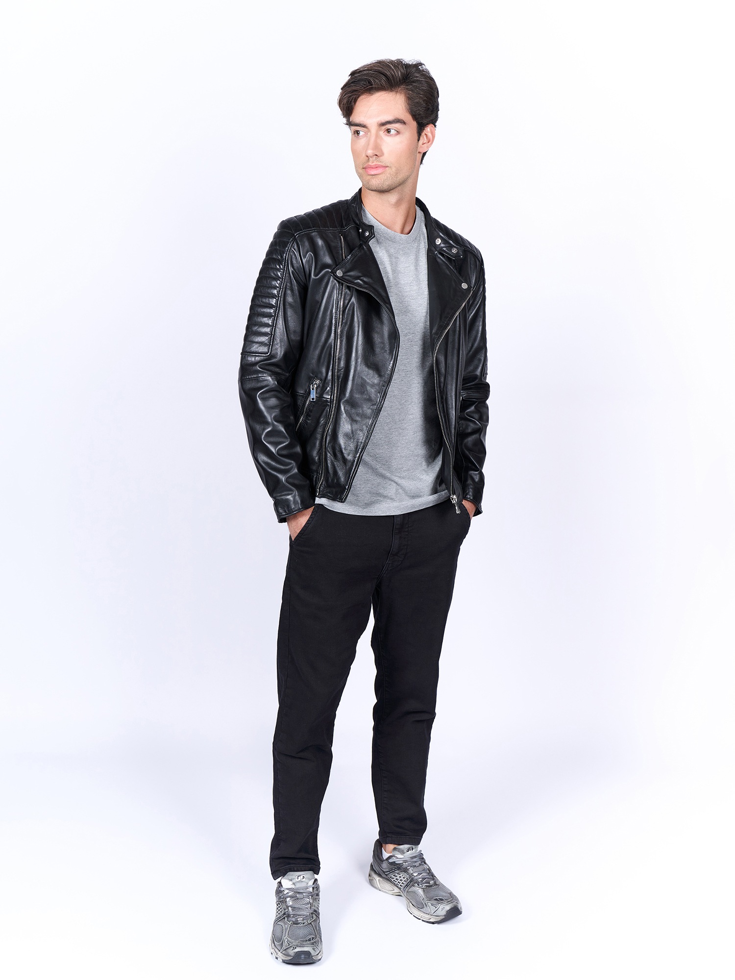 Freaky Nation Lederjacke "Crossover-FN" günstig online kaufen