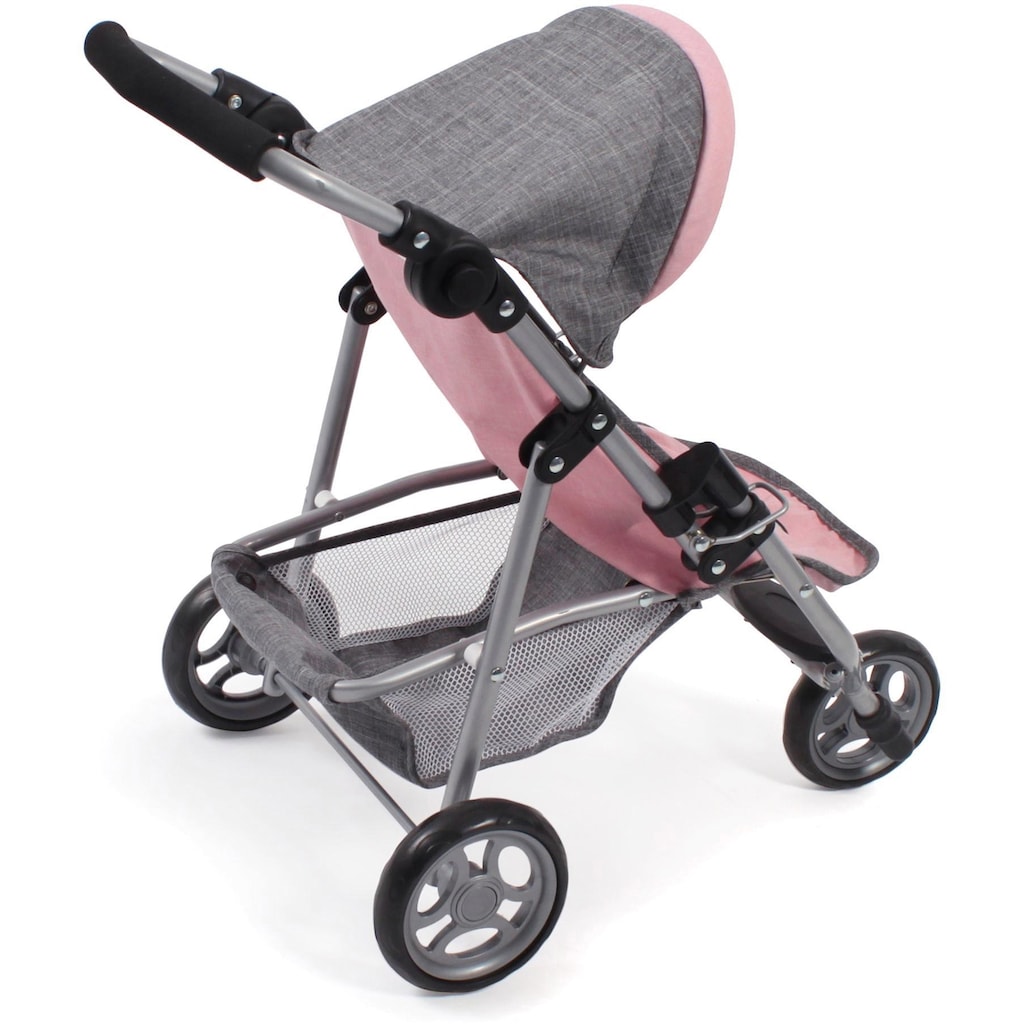 CHIC2000 Puppenbuggy »Jogging-Buggy Lola, Grau-Rosa«