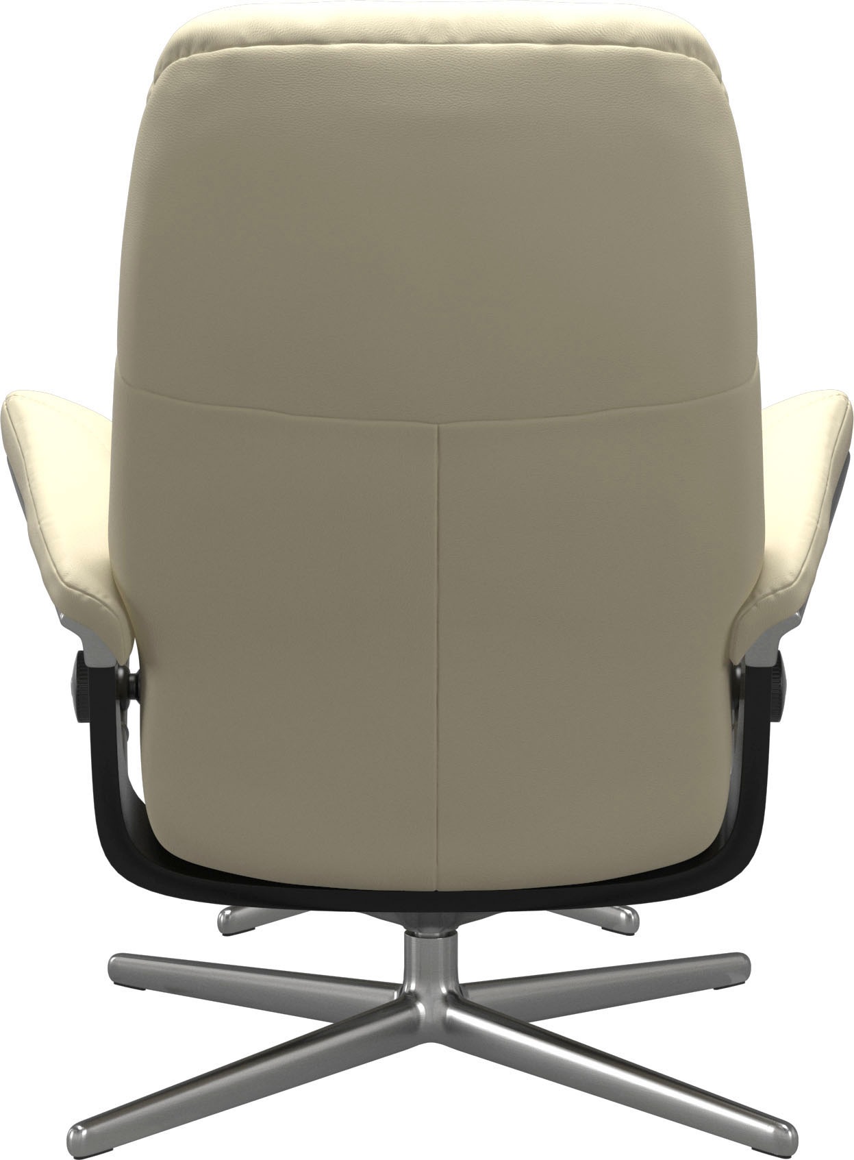 Fauteuil Relax Stressless Consul Cuir Vanilla Paloma Taille M 2