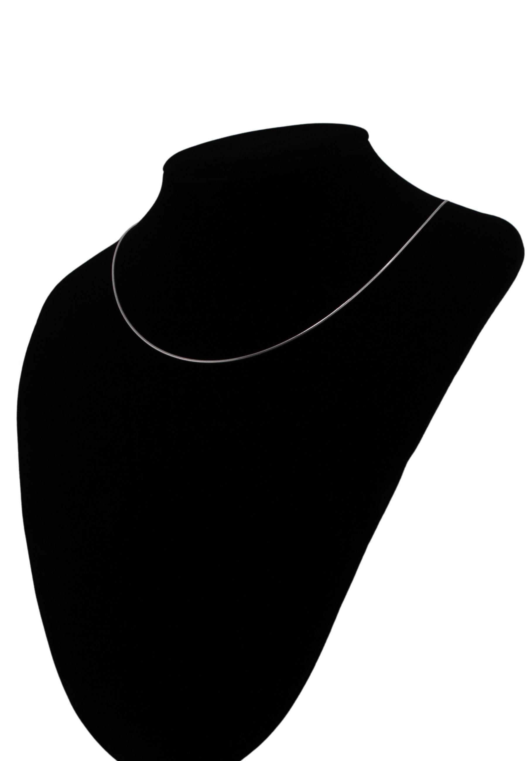 Adelia´s Silberkette »925 Silber Schlangen Halskette Ø 1 mm«, Silberschmuck für Damen